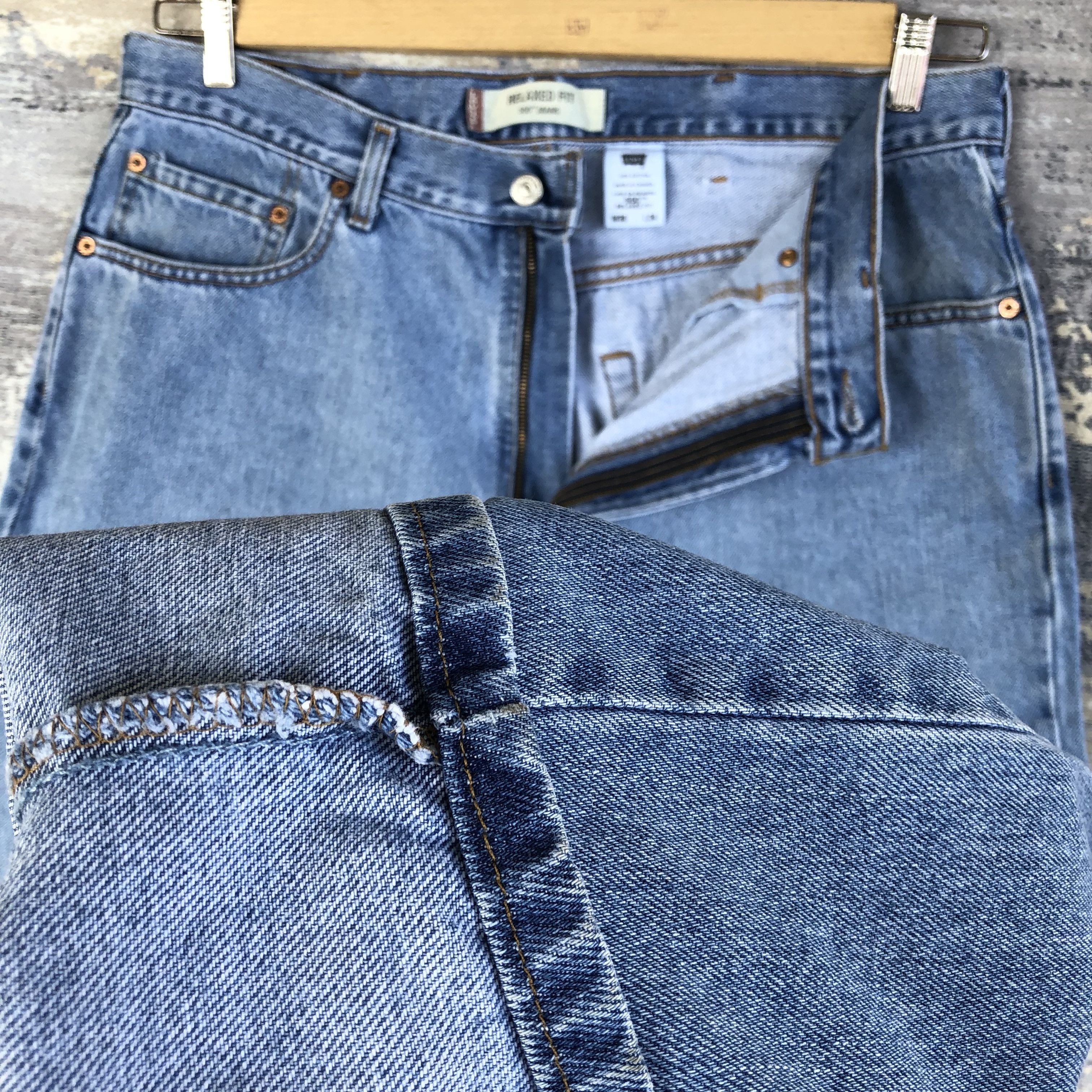 Levi's Vintage Y2K Levis Faded Light Wash Jeans Levi's 505 Denim Size US 36 / EU 52 - 9 Thumbnail