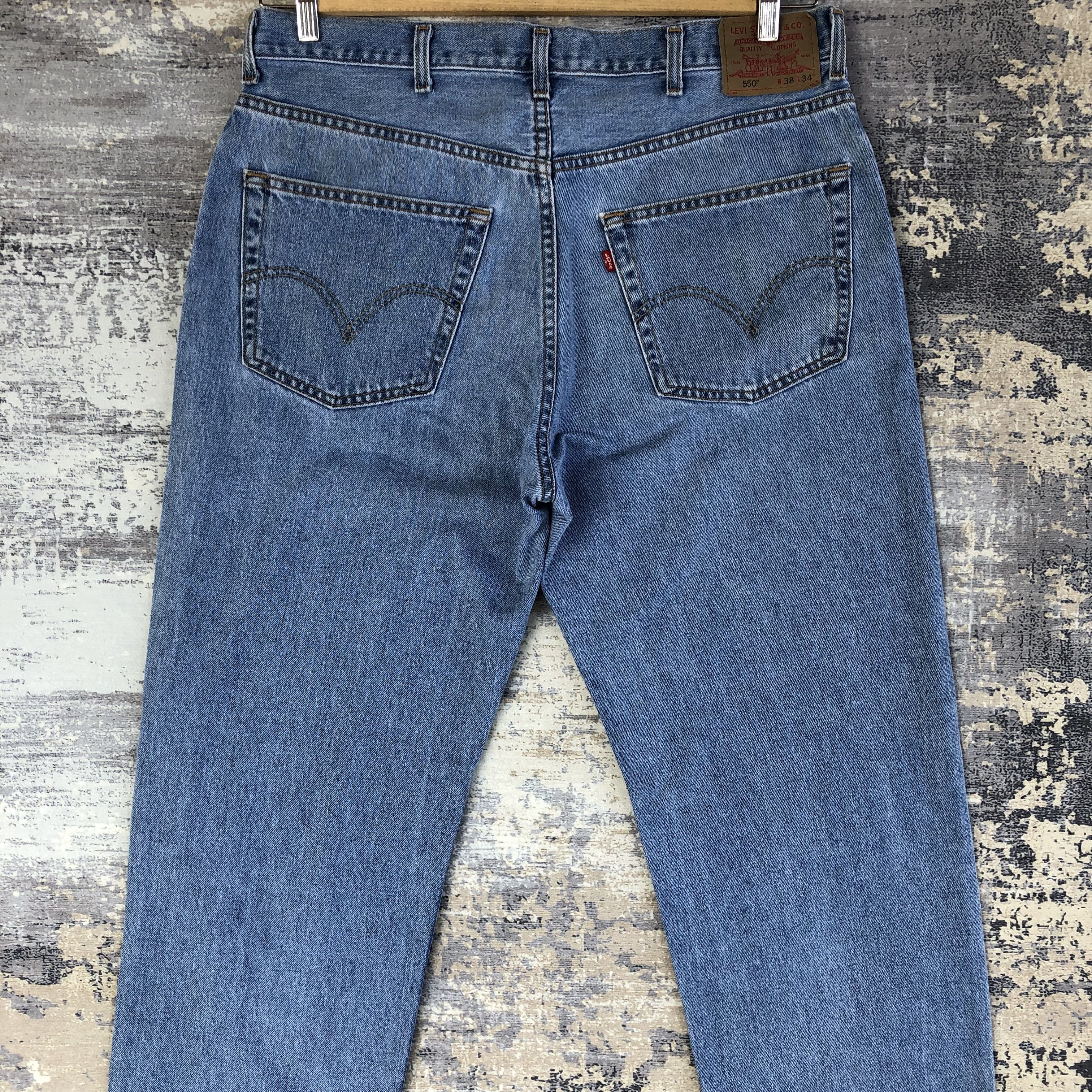 Levi's Vintage Y2K Levis Faded Light Wash Jeans Levi's 505 Denim Size US 36 / EU 52 - 4 Thumbnail