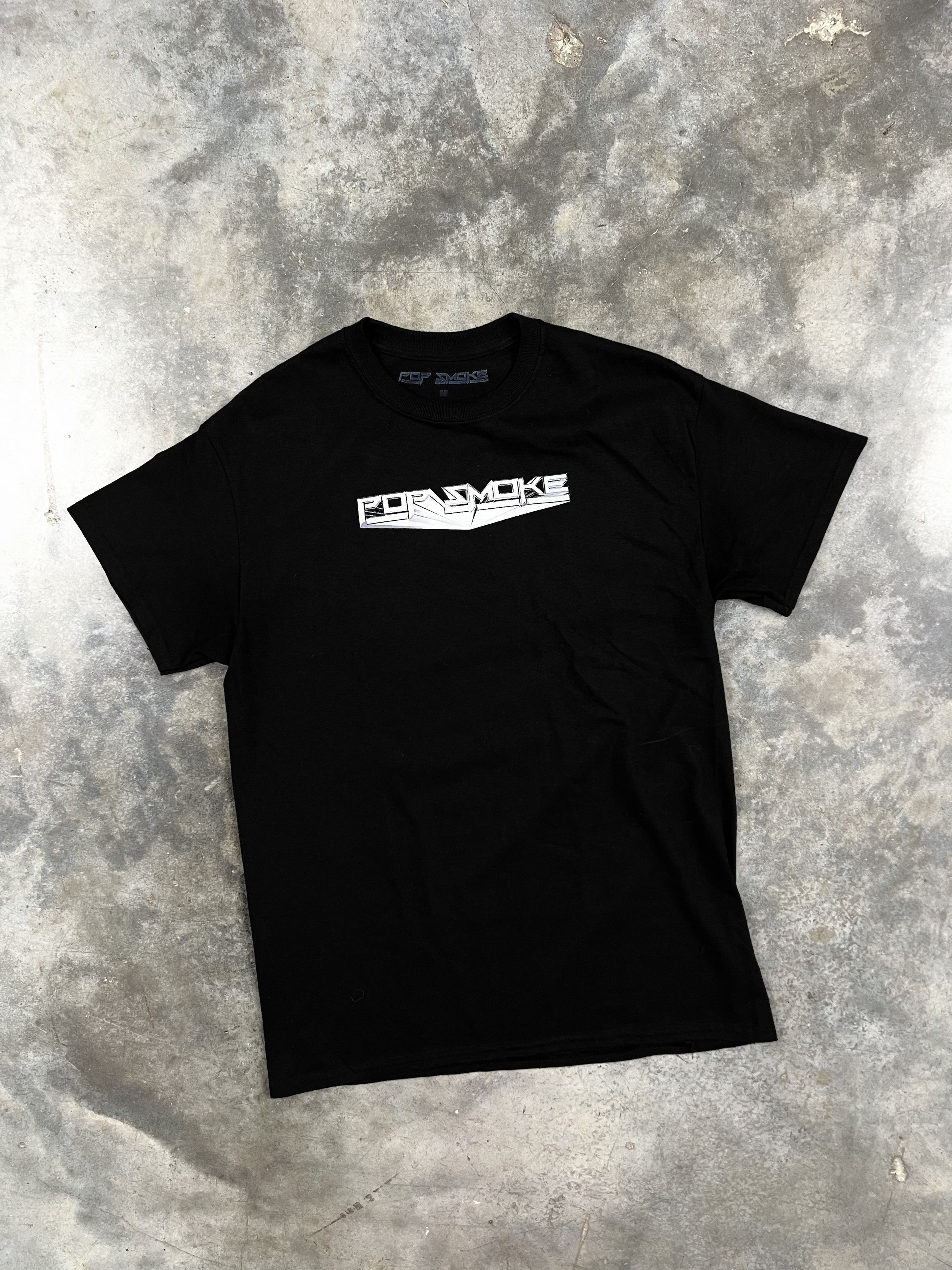 Rap Tees × Vintage Pop Smoke Shoot For The Stars Aim For The Moon Tee Black Size US M / EU 48-50 / 2 - 3 Thumbnail