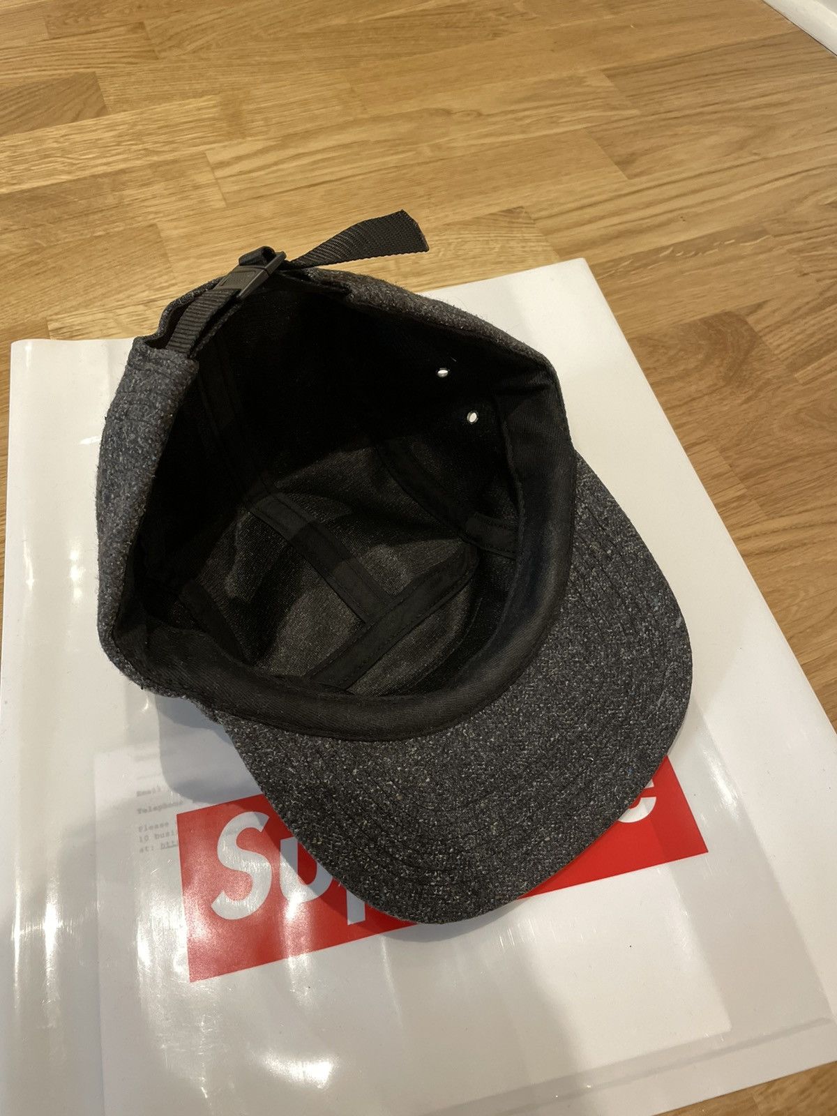 Supreme herringbone donegal camp cap sales
