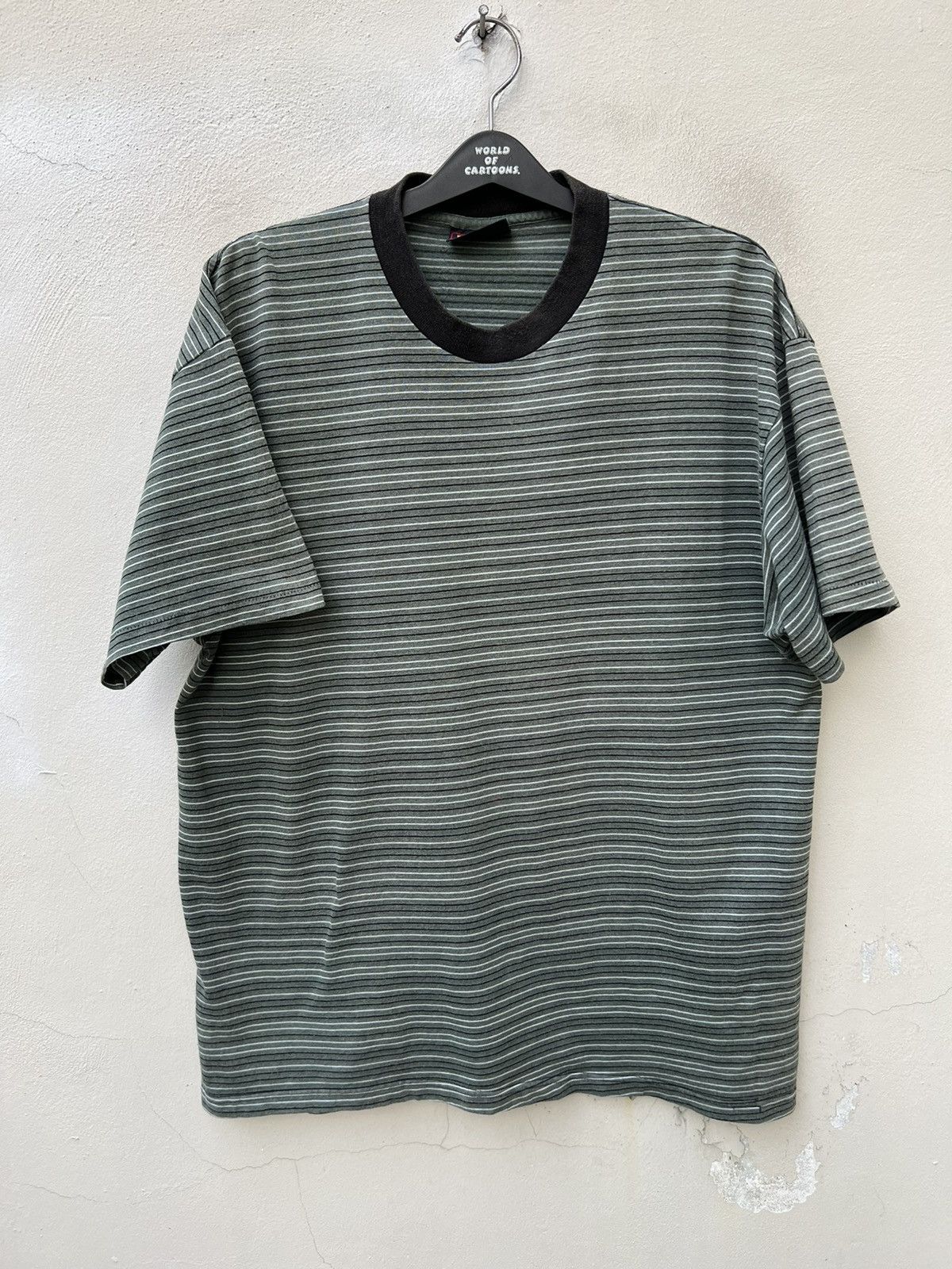 Faded Glory Vintage 90s Faded Glory Sun Fade Narrow Striped t shirt Size US XL / EU 56 / 4 - 3 Thumbnail