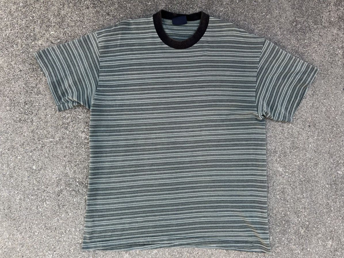 Faded Glory Vintage 90s Faded Glory Sun Fade Narrow Striped t shirt Size US XL / EU 56 / 4 - 1 Thumbnail