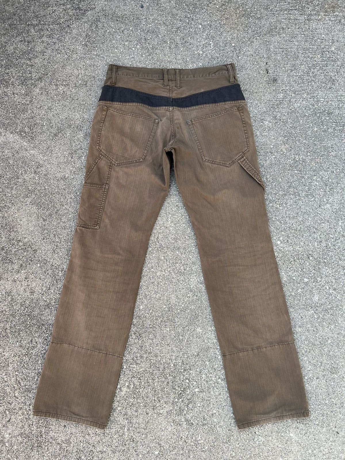 PPFM Vintage PPFM Sun Faded HBT Striped Work Pant Size US 31 - 2 Thumbnail