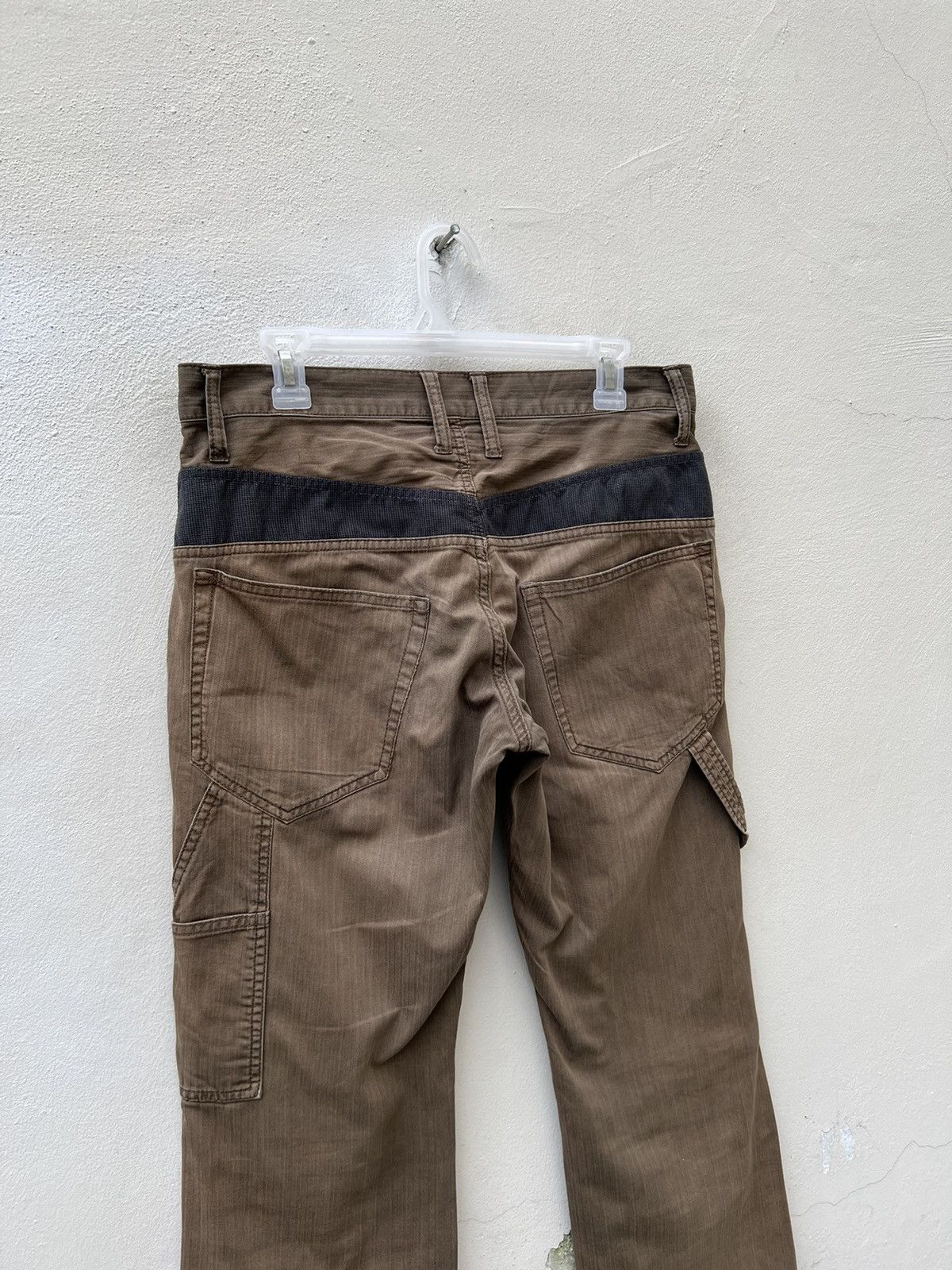 PPFM Vintage PPFM Sun Faded HBT Striped Work Pant Size US 31 - 13 Thumbnail