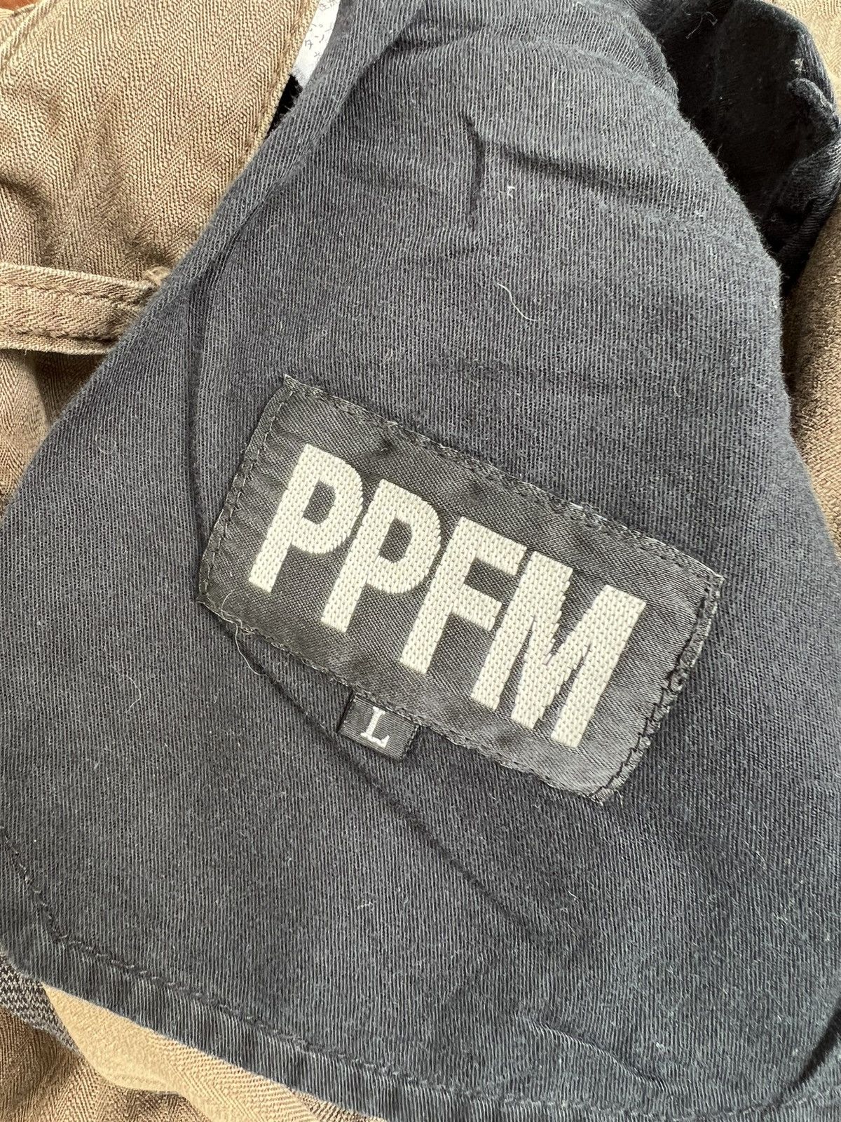 PPFM Vintage PPFM Sun Faded HBT Striped Work Pant Size US 31 - 19 Thumbnail
