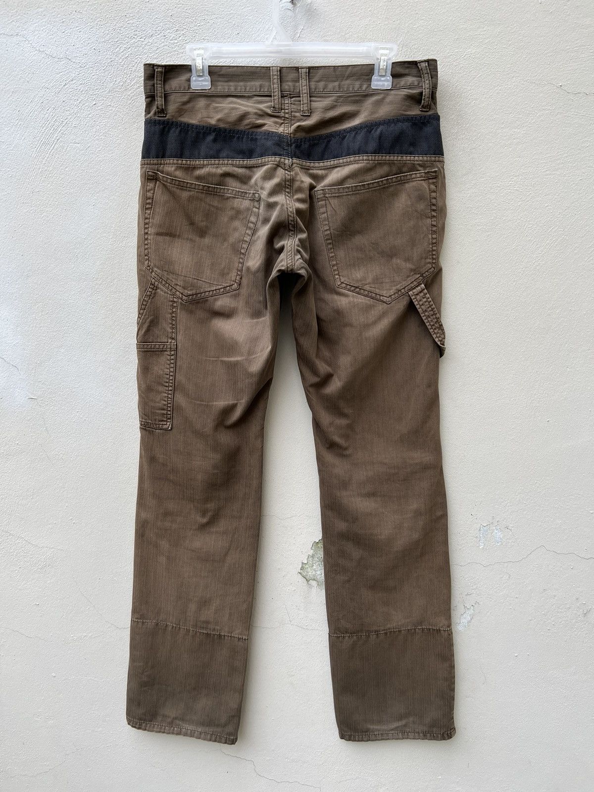 PPFM Vintage PPFM Sun Faded HBT Striped Work Pant Size US 31 - 11 Thumbnail