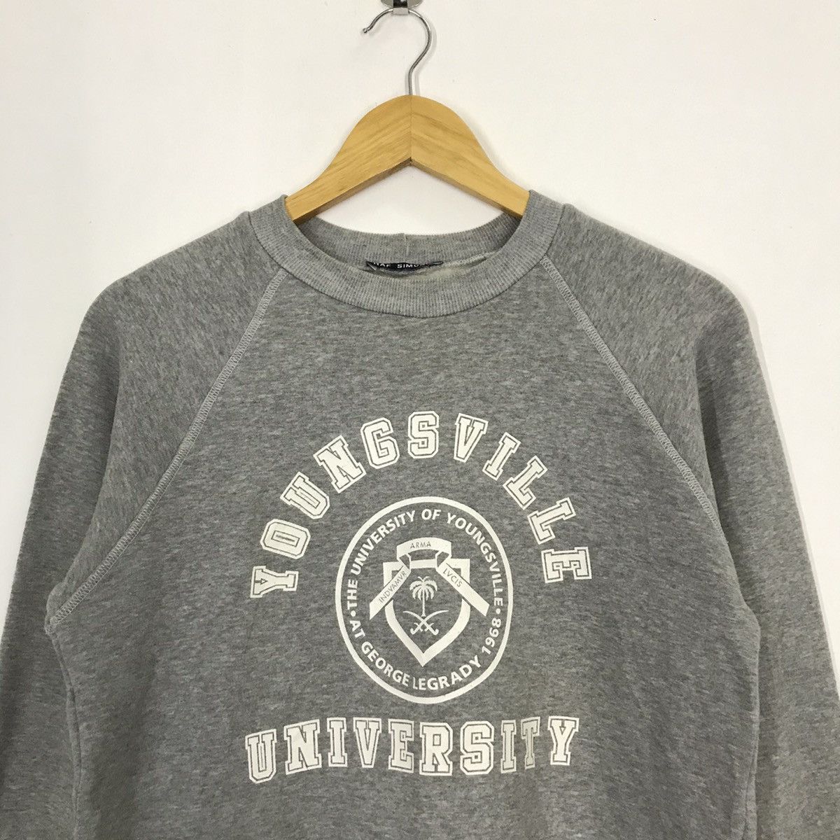 Raf Simons AW97 RAF Simons Youngsville university sweatshirt | Grailed 