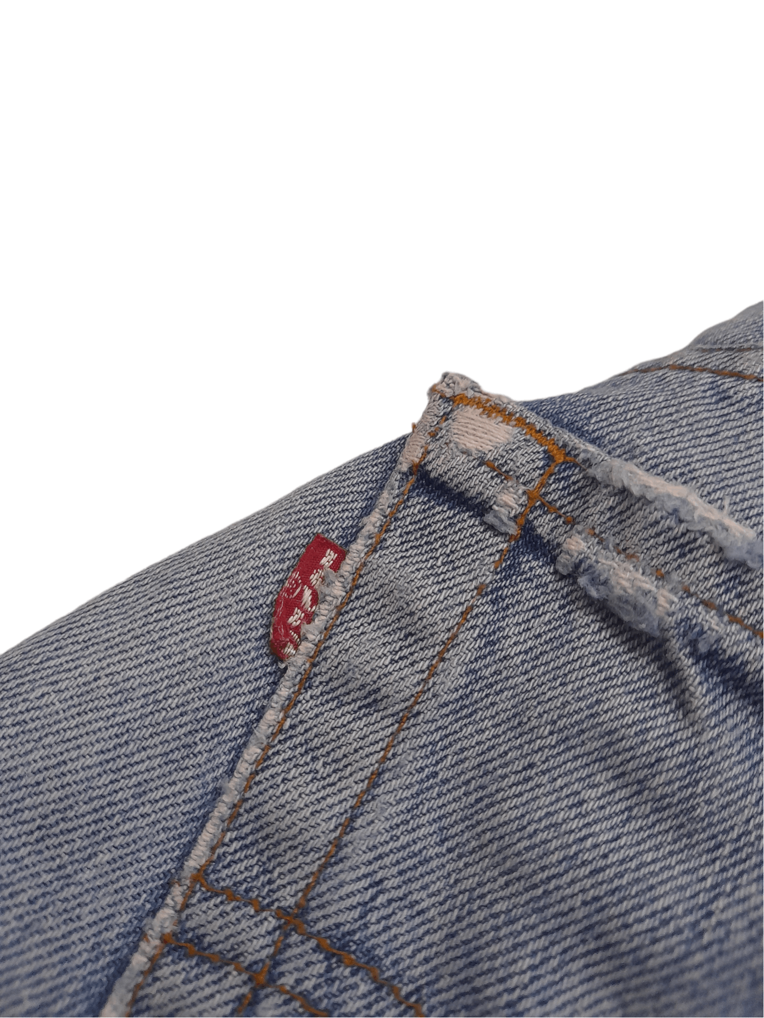 Levi's Levis 517 USA Distressed Denim Button Stamped '532' (E248) Size US 31 - 8 Thumbnail