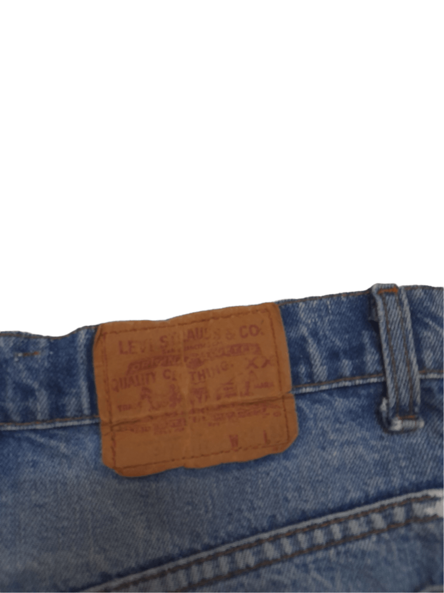 Levi's Levis 517 USA Distressed Denim Button Stamped '532' (E248) Size US 31 - 7 Thumbnail
