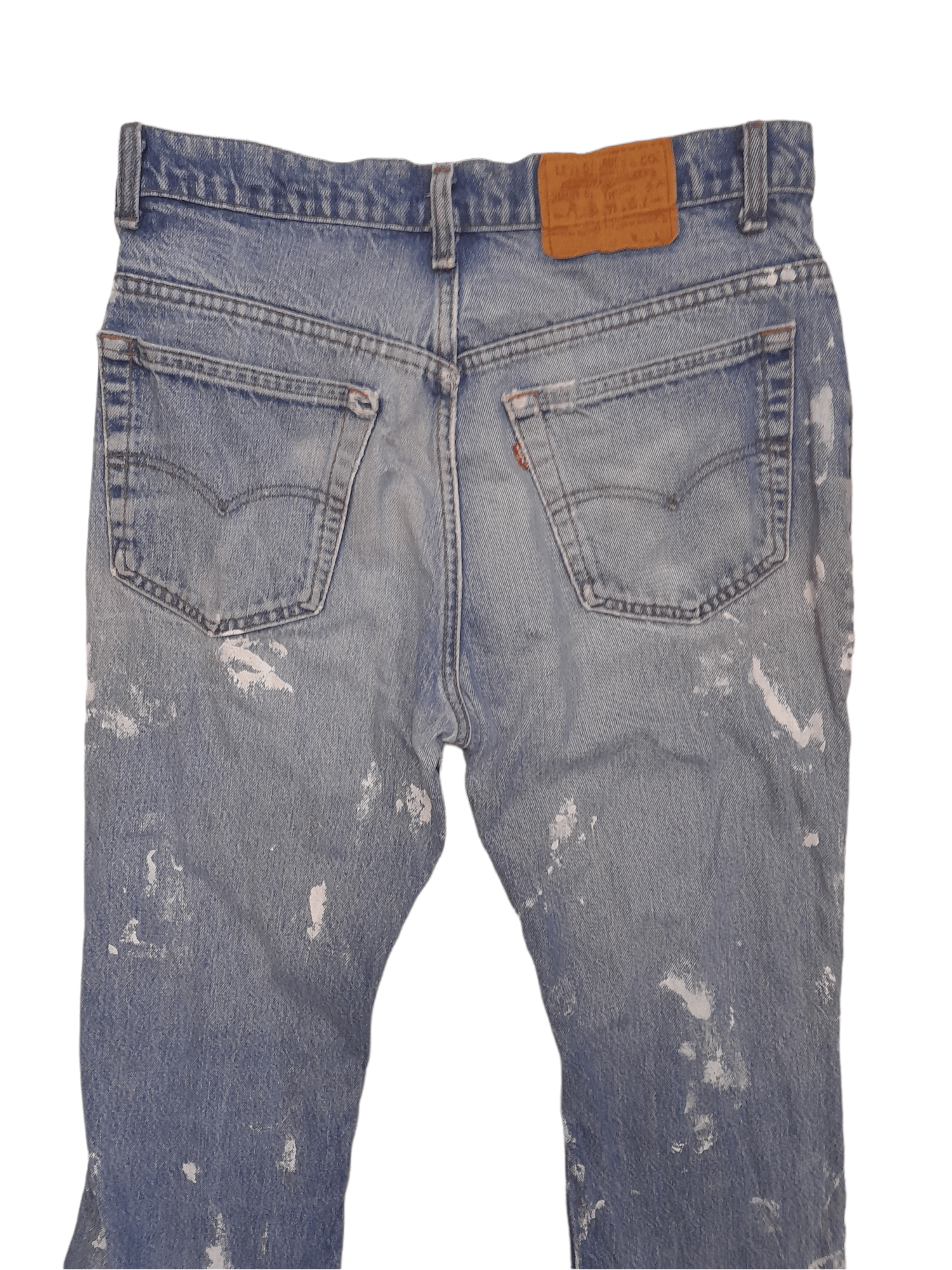 Levi's Levis 517 USA Distressed Denim Button Stamped '532' (E248) Size US 31 - 6 Thumbnail