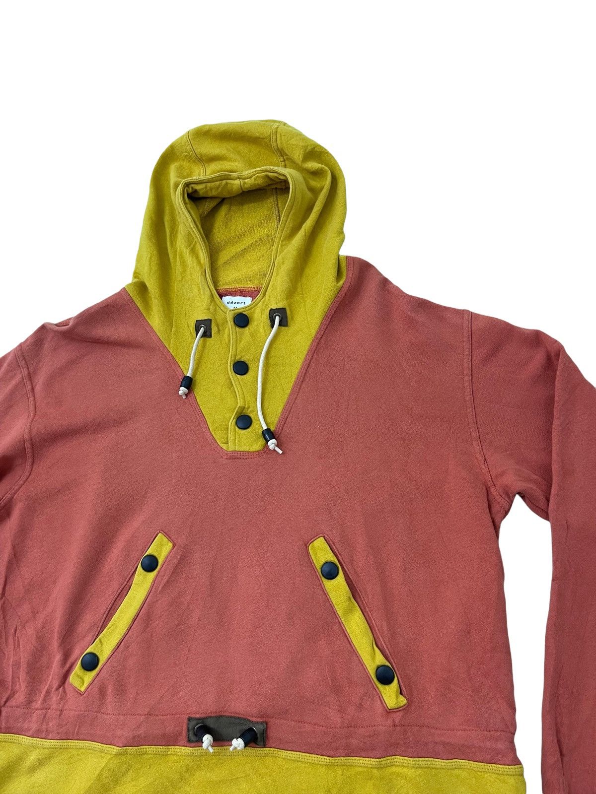 Dezert Dezert Japan Hoodie Sweatshirt Two Tone Vintage Style 35🟩 Size US L / EU 52-54 / 3 - 5 Thumbnail