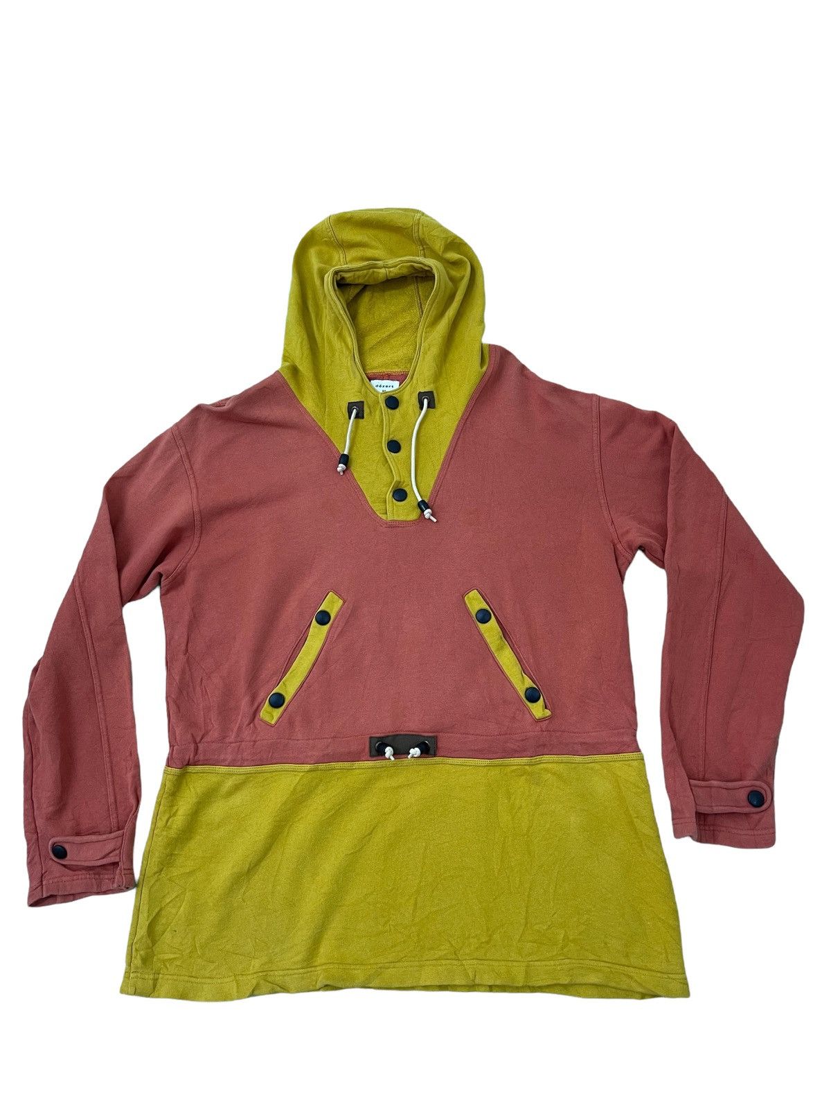Dezert Dezert Japan Hoodie Sweatshirt Two Tone Vintage Style 35🟩 Size US L / EU 52-54 / 3 - 1 Thumbnail