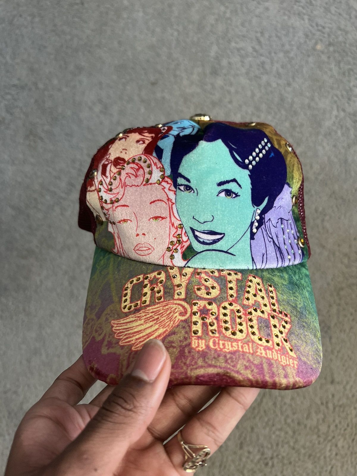 Very Rare Crystal Rock by Crystal Audigier Trucker Hat