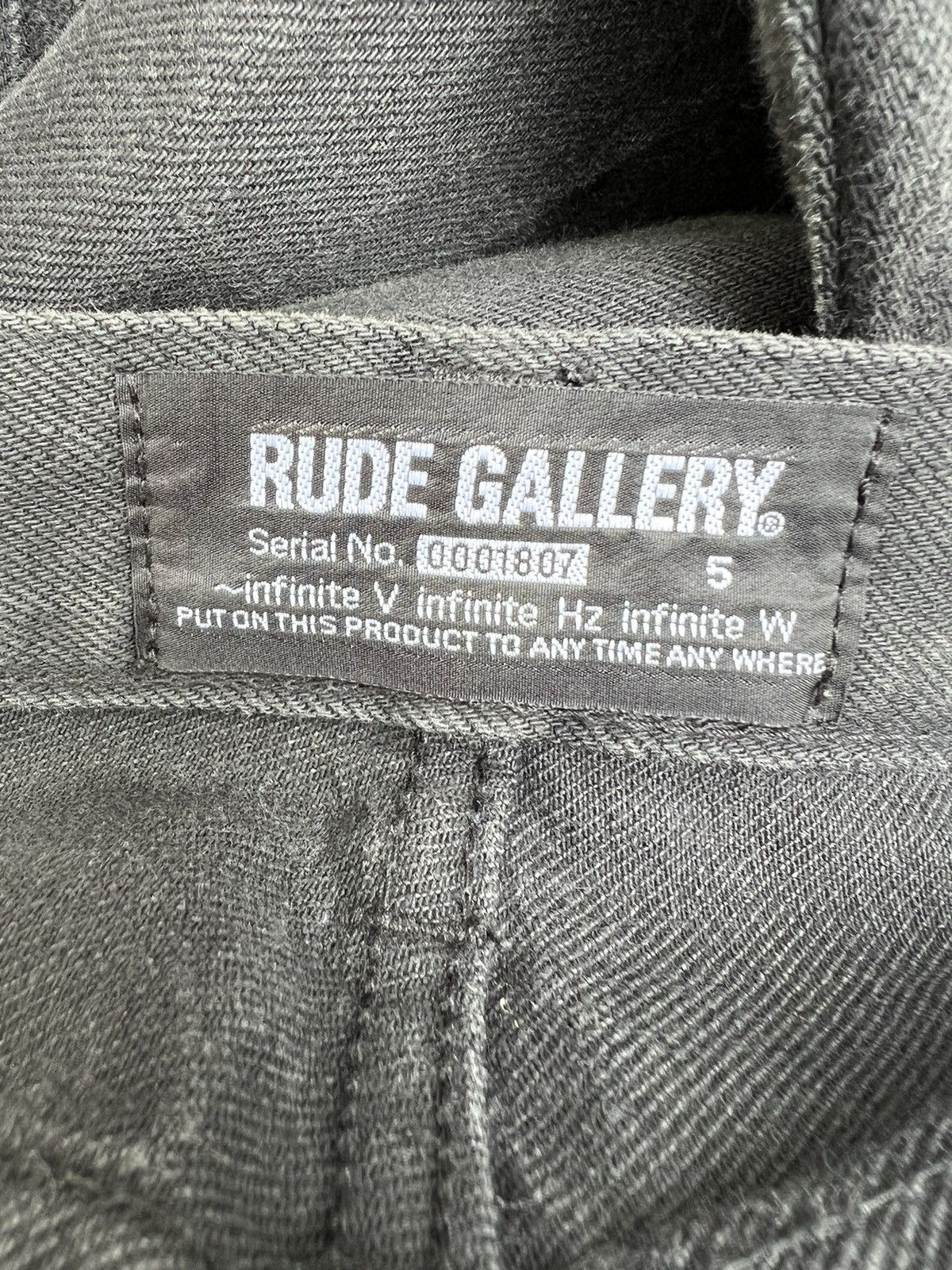 RUDE GALLERY Vintage Rude Gallery Japan Fade Black Redline Selvedge Jeans Size US 33 - 17 Thumbnail