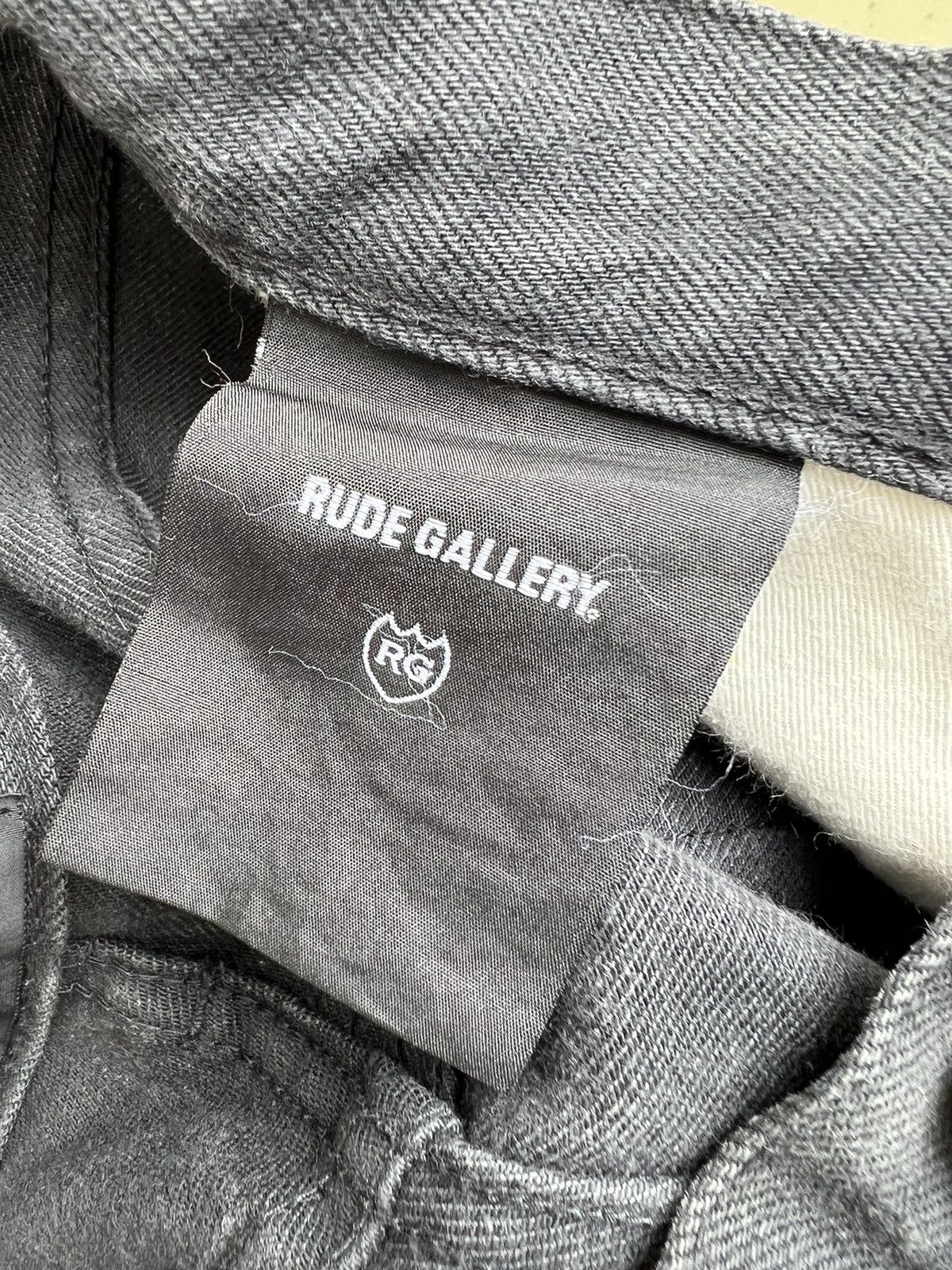 RUDE GALLERY Vintage Rude Gallery Japan Fade Black Redline Selvedge Jeans Size US 33 - 18 Thumbnail
