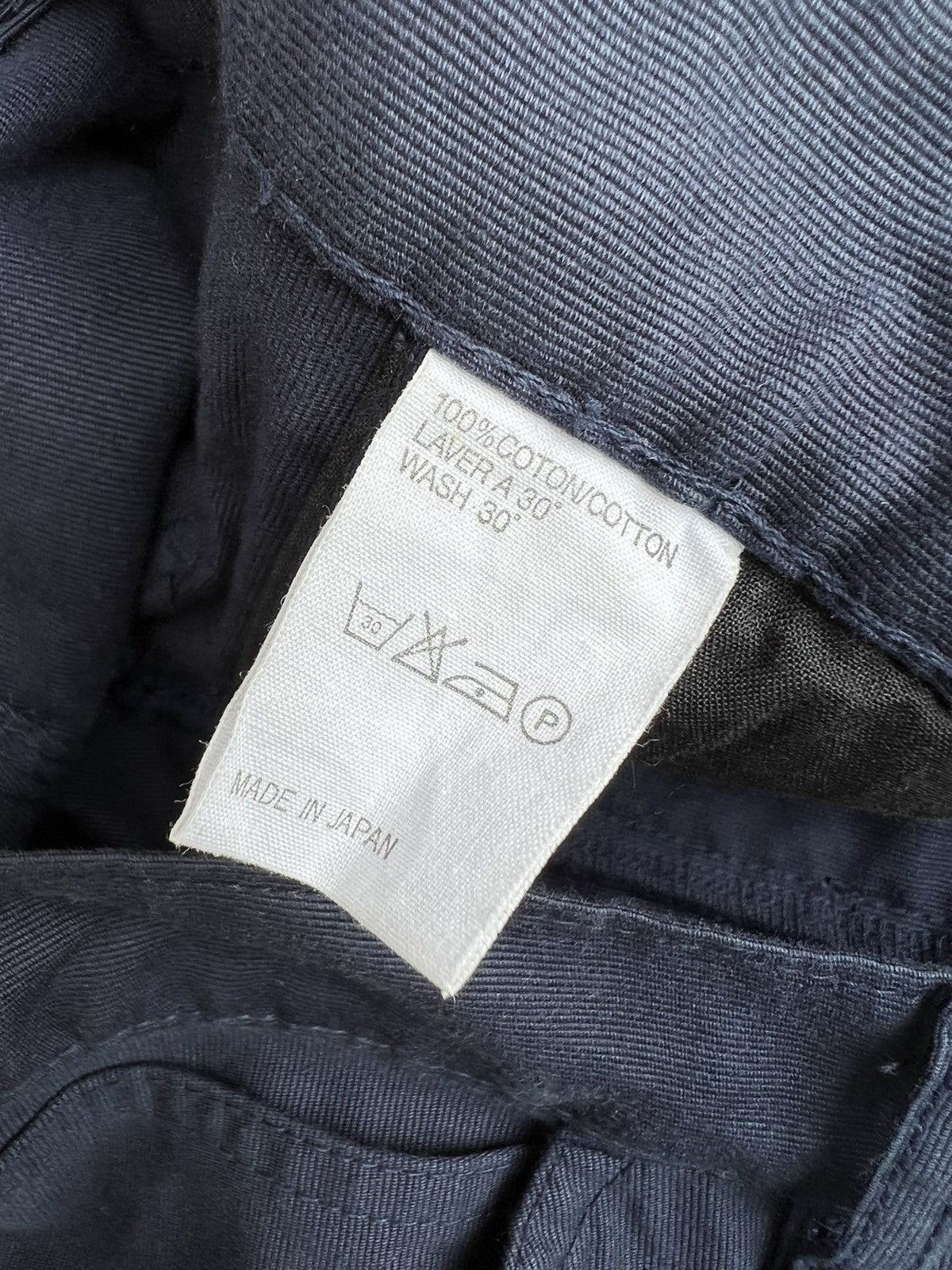 A.P.C. Vintage 2000s A.P.C. Striped Indigo Cropped Work Pant Size US 29 - 17 Thumbnail