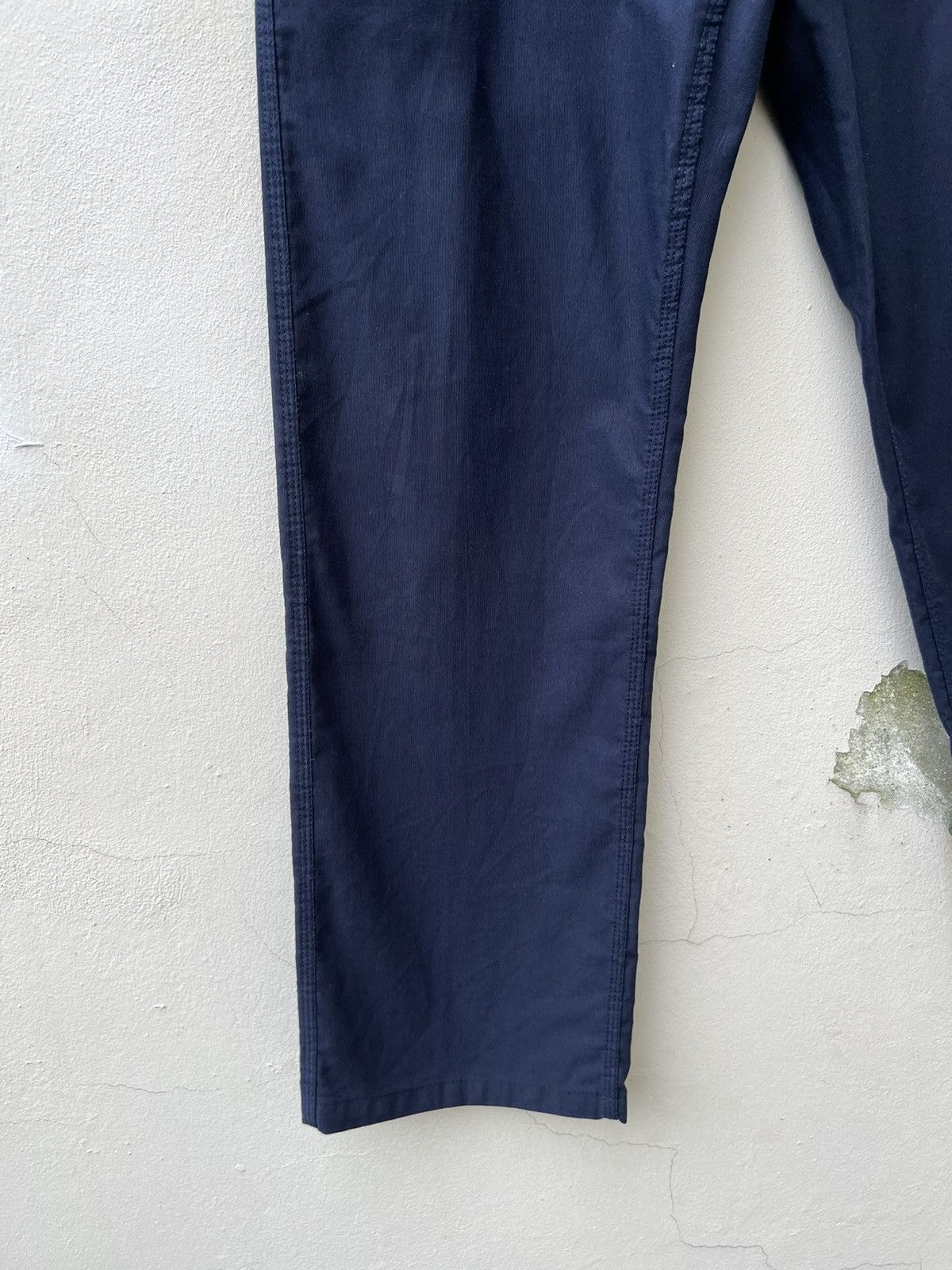 A.P.C. Vintage 2000s A.P.C. Striped Indigo Cropped Work Pant Size US 29 - 9 Thumbnail