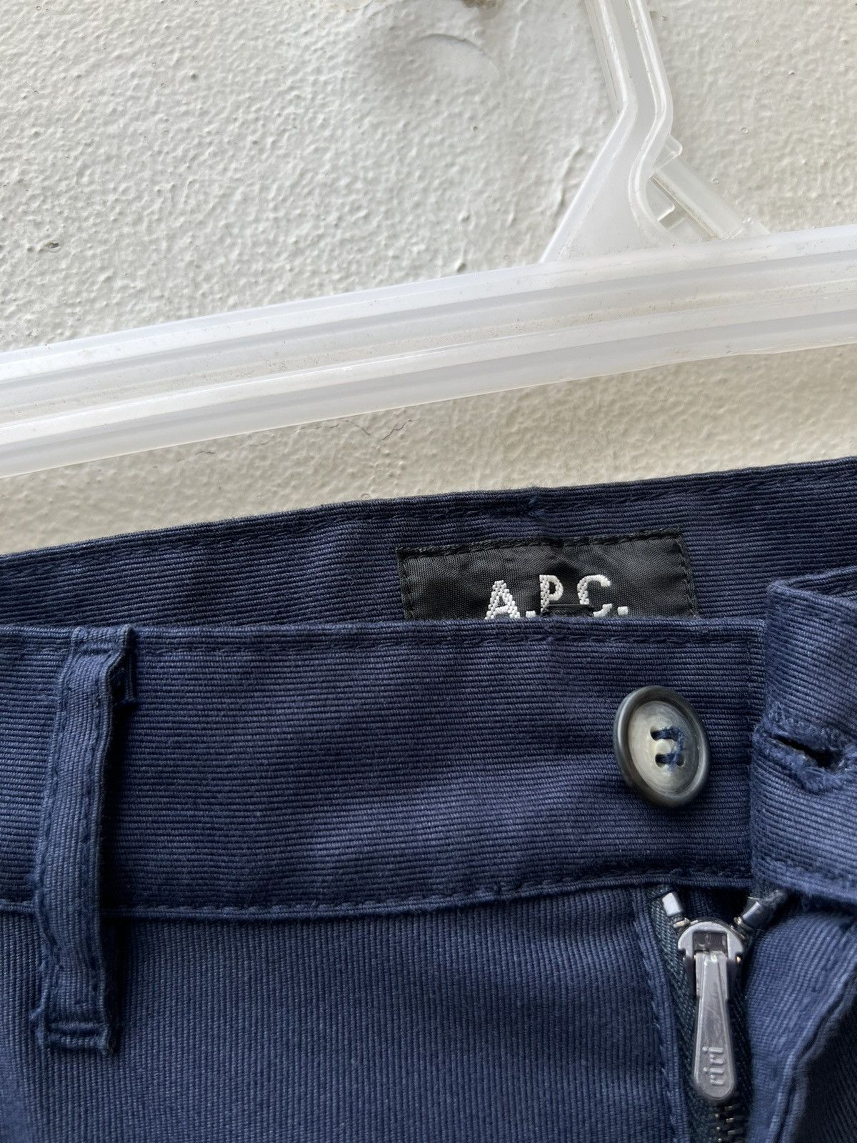 A.P.C. Vintage 2000s A.P.C. Striped Indigo Cropped Work Pant Size US 29 - 7 Thumbnail