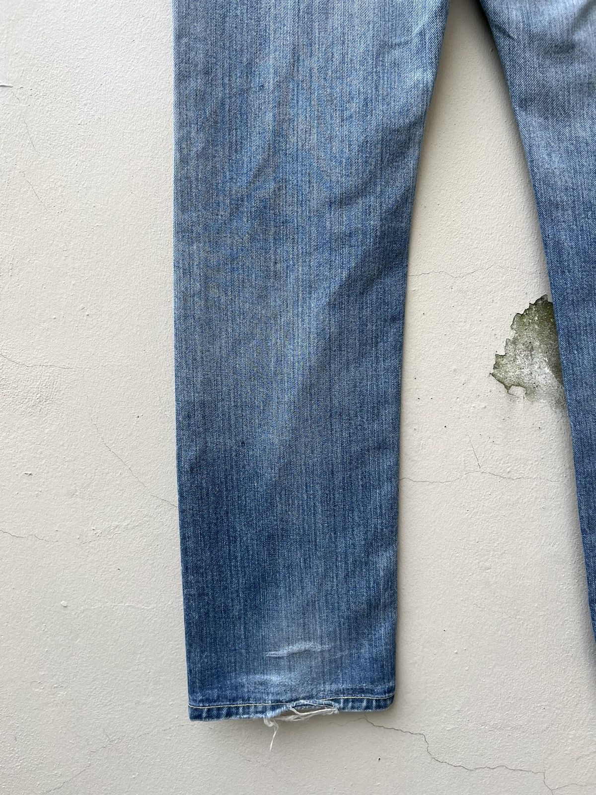 Lee Vintage 80s Lee Riders Distress Fade Blue Denim Jeans Size US 32 / EU 48 - 12 Thumbnail