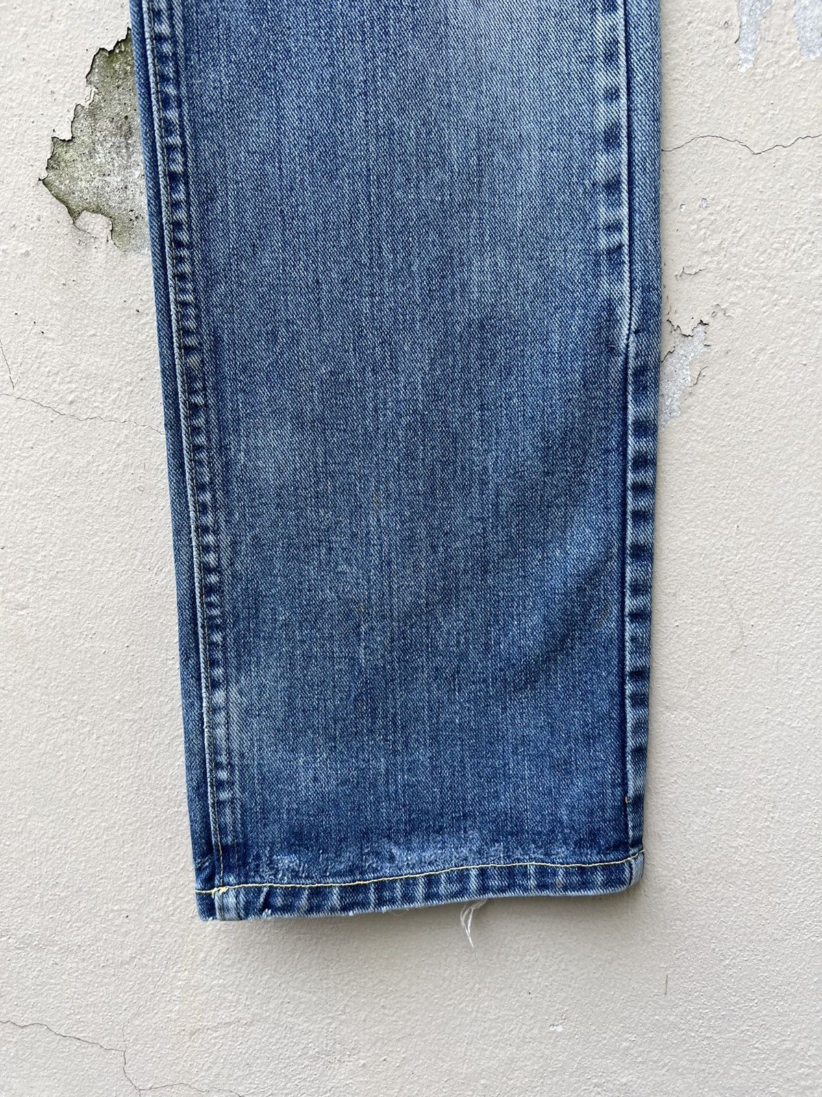Lee Vintage 80s Lee Riders Distress Fade Blue Denim Jeans Size US 32 / EU 48 - 9 Thumbnail