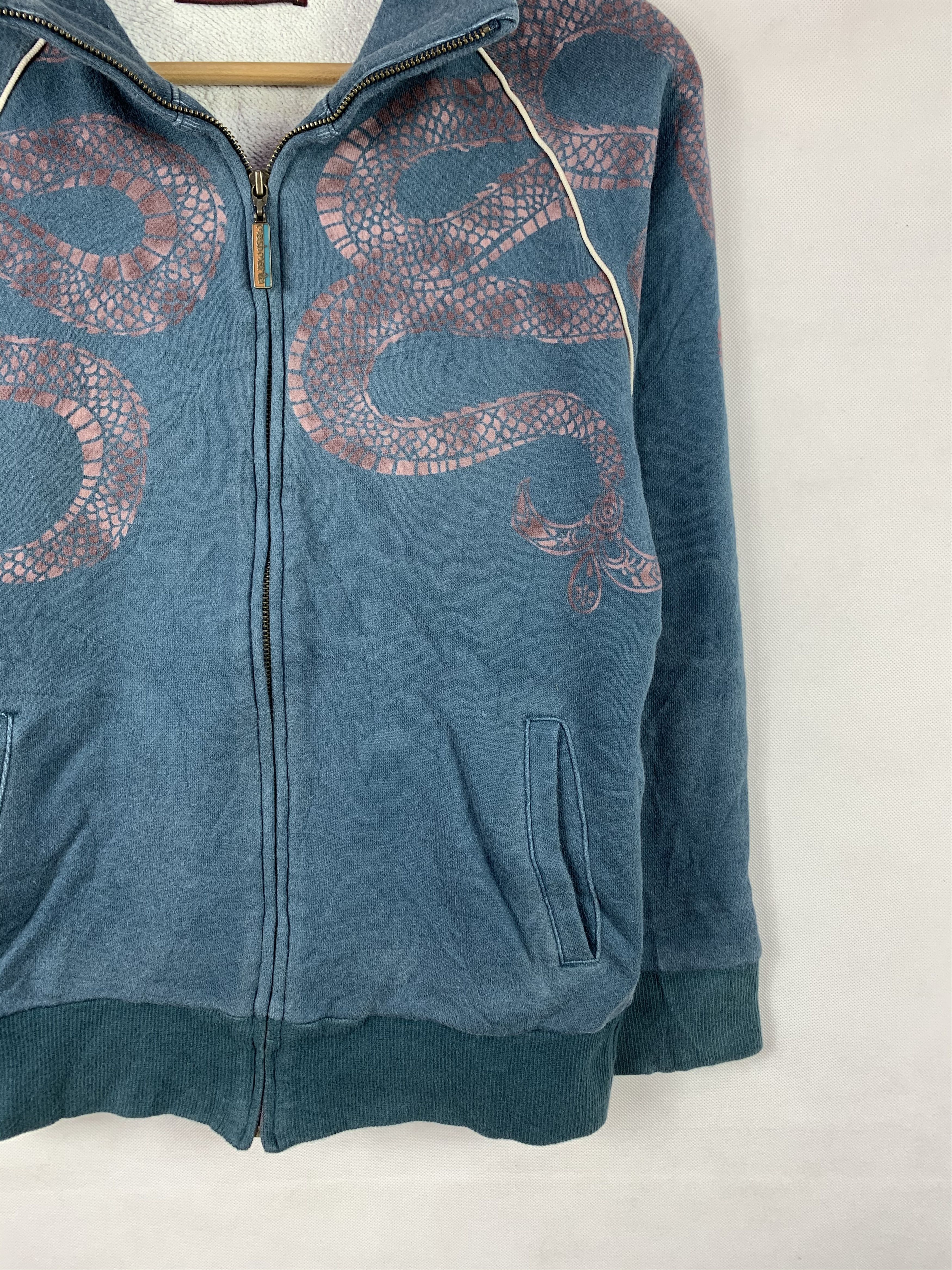 Japanese Brand 🔥Mash Mania Sukajan Style Dragon Motives Zipper Sweater Size US XS / EU 42 / 0 - 4 Thumbnail