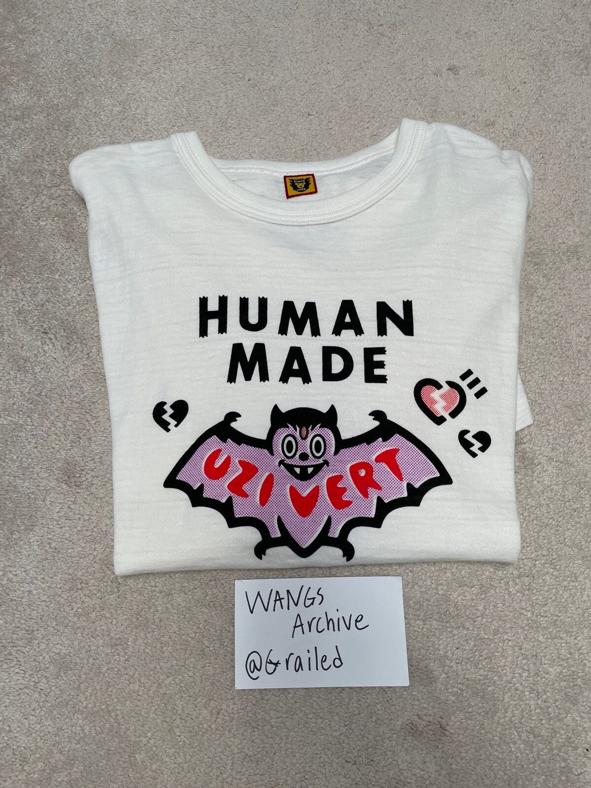 Human Made x Lil Uzi Vert Collaboration T-shirt #2 Pink size 2XL