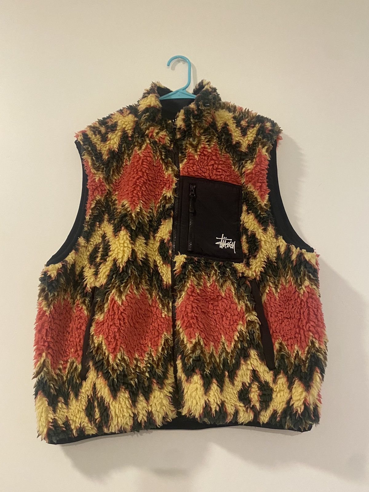 Stussy Stussy Sherpa Vest Size US XL / EU 56 / 4 - 1 Thumbnail
