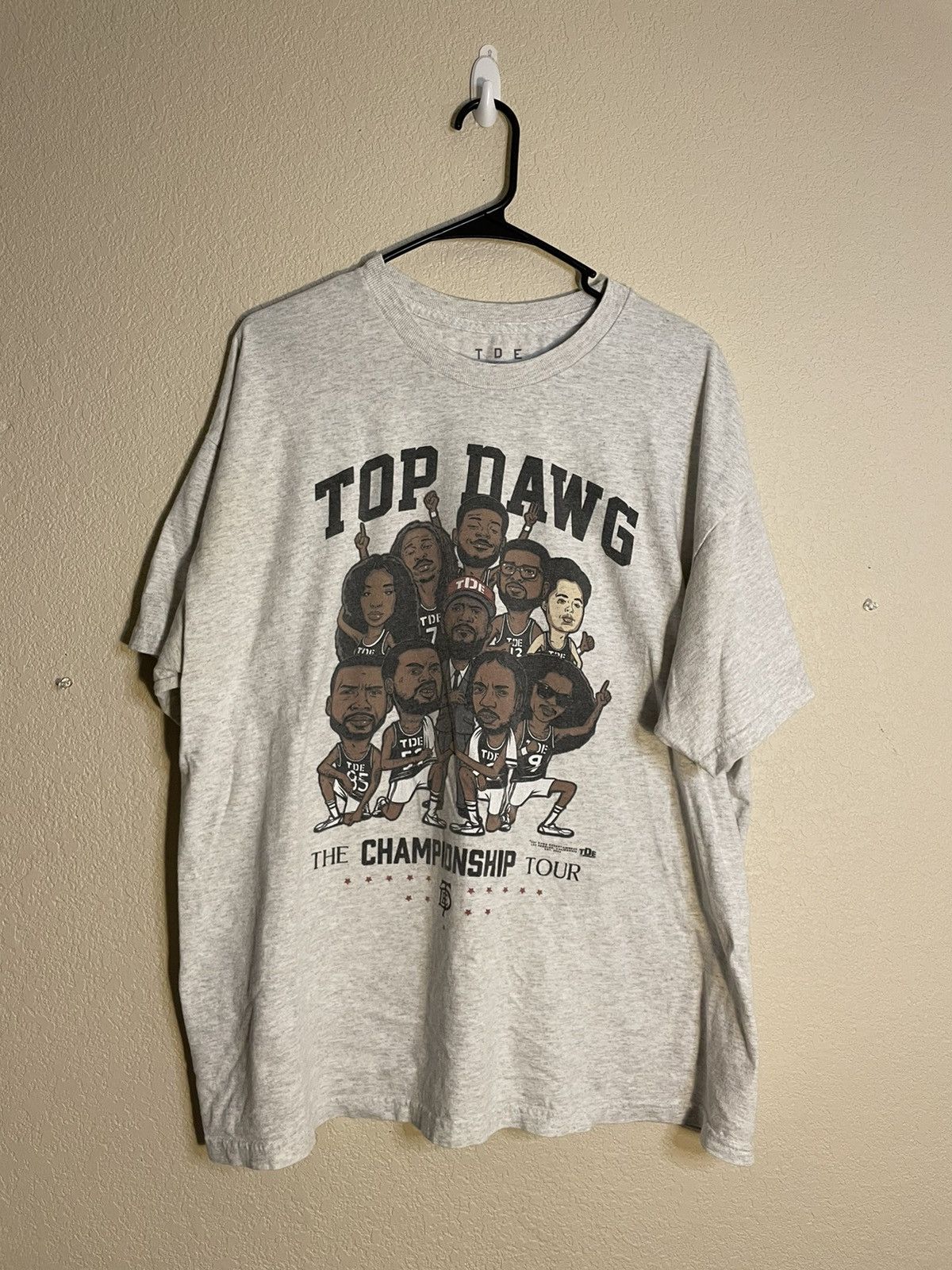 Top Dawg Entertainment TDE Championship Tour t shirt Grailed