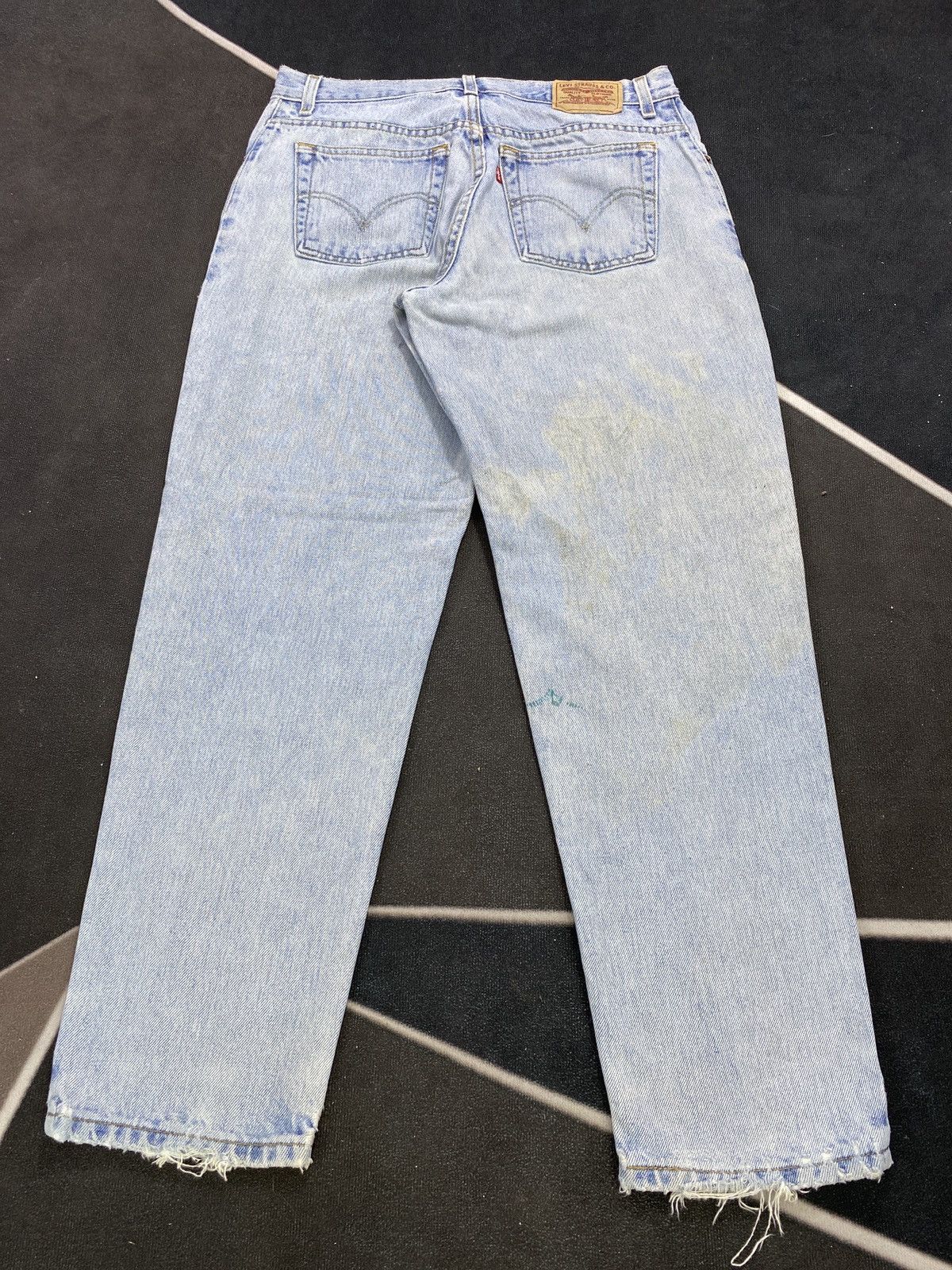 Jean × Levi's × Vintage VINTAGE LEVIS 550 BLUE WASH JEANS -J442 Size 32" / US 10 / IT 46 - 4 Thumbnail