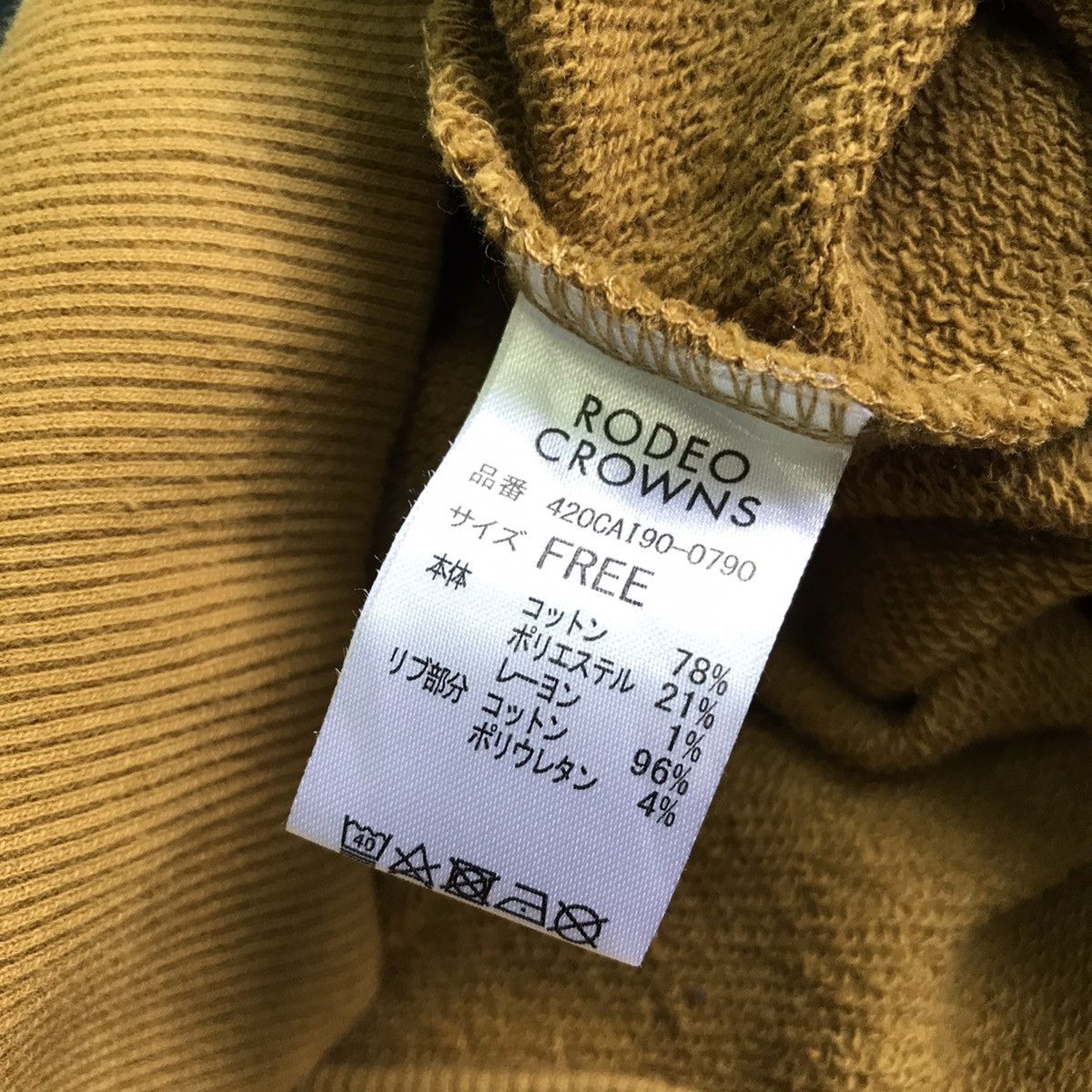 Japanese Brand Rodeo Crowns Big Logo Pullover Crewneck Sweatshirt Size L Size US L / EU 52-54 / 3 - 9 Thumbnail