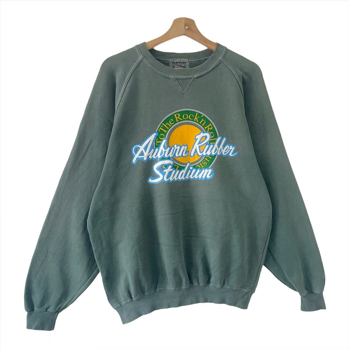 Vintage Vintage 90s Auburn Rubber Stadium Crewneck Sweatshirt Size M Size US M / EU 48-50 / 2 - 2 Thumbnail