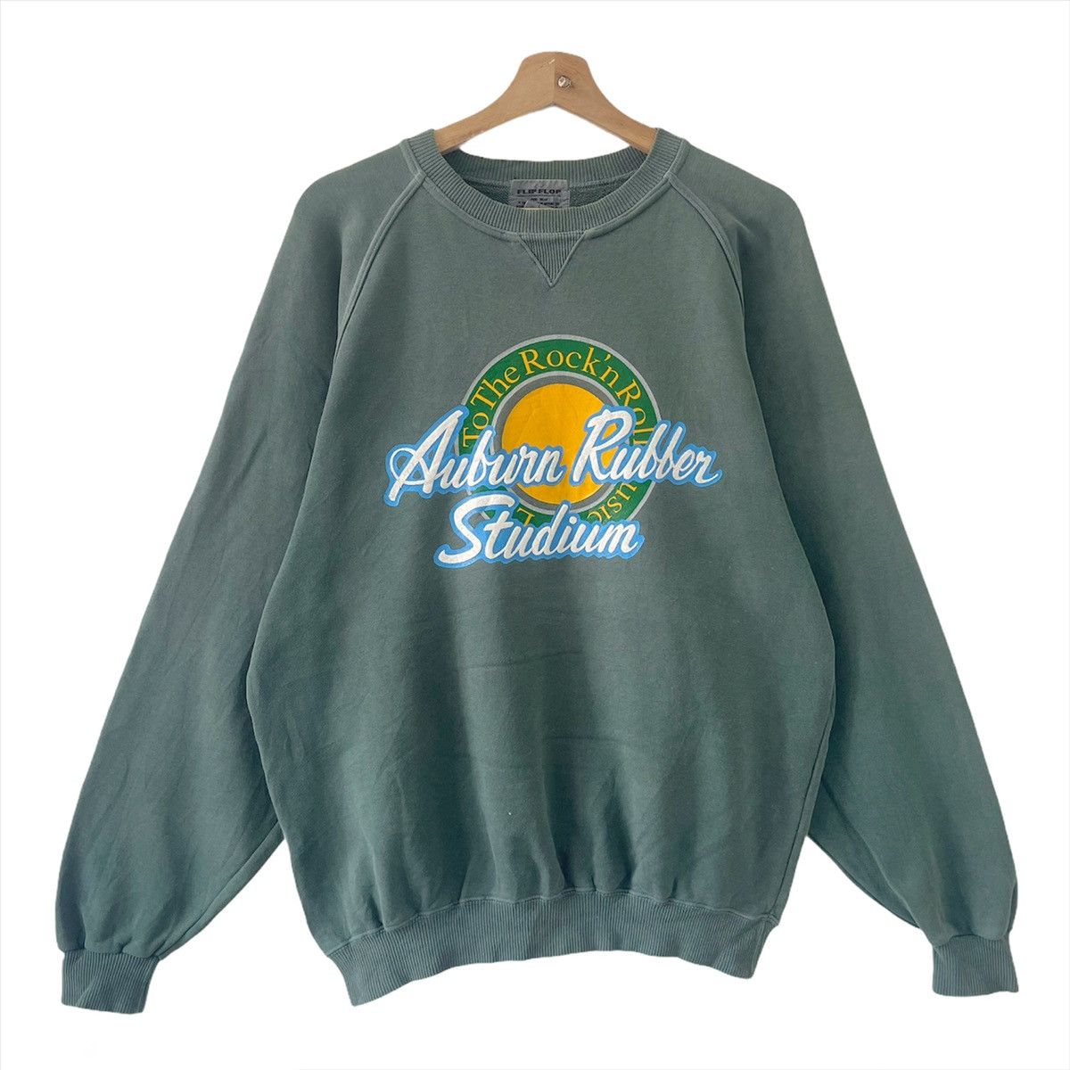 Vintage Vintage 90s Auburn Rubber Stadium Crewneck Sweatshirt Size M Size US M / EU 48-50 / 2 - 1 Thumbnail