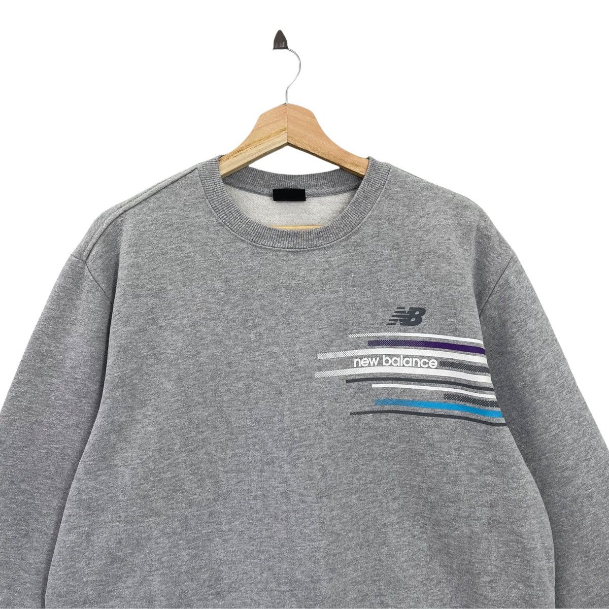 New Balance Vintage New Balance Spellout Logo Pullover Sweatshirt Size M Size US M / EU 48-50 / 2 - 4 Thumbnail