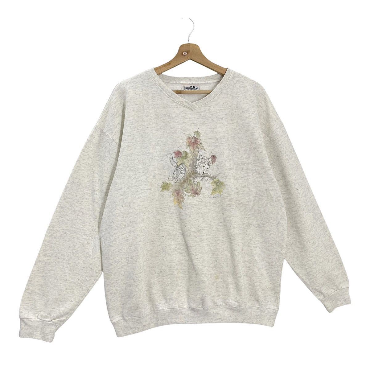 Vintage Vintage 90’s Art Design Crewneck Sweatshirt Size M Size US L / EU 52-54 / 3 - 2 Thumbnail