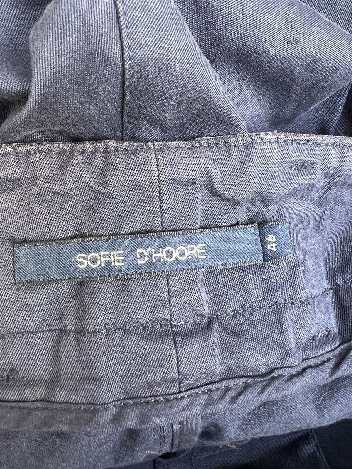 SOFIE D'HOORE Vintage Sofie D’Hoore Belgium Sun Faded Indigo Work Pant Size US 32 / EU 48 - 19 Thumbnail