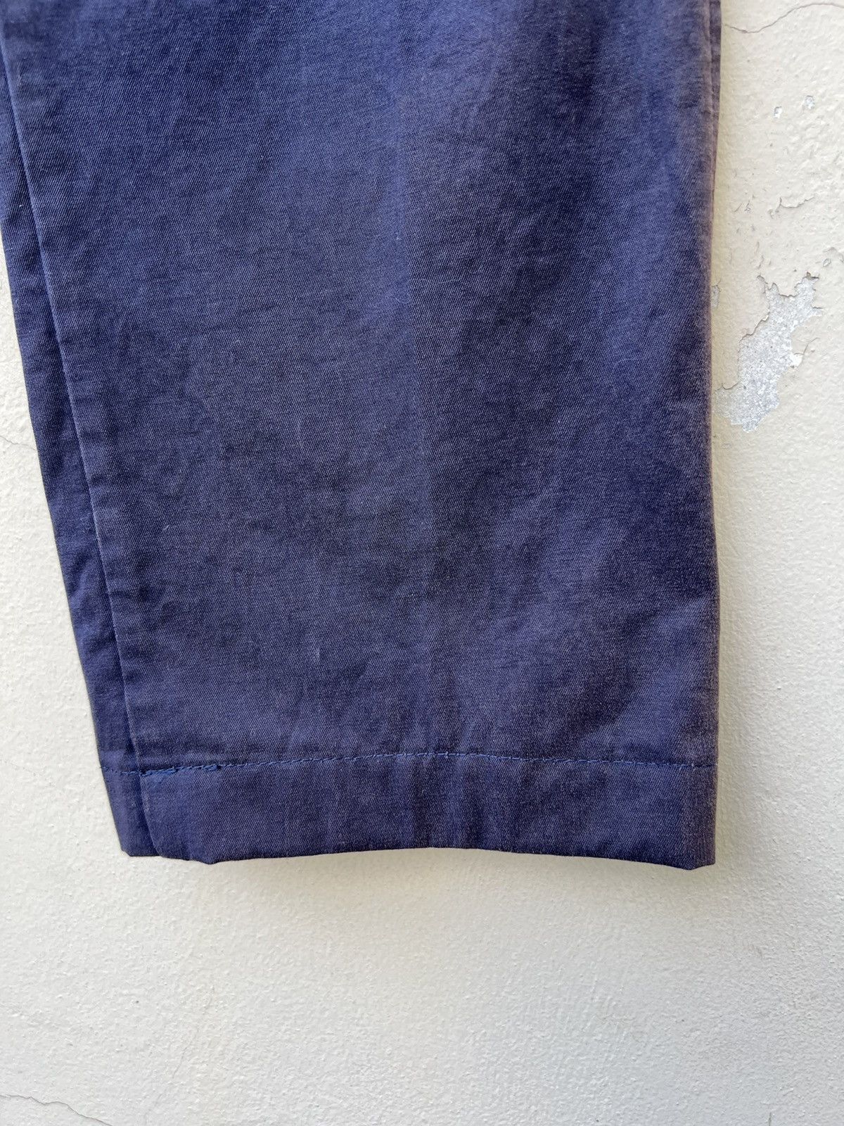 SOFIE D'HOORE Vintage Sofie D’Hoore Belgium Sun Faded Indigo Work Pant Size US 32 / EU 48 - 11 Thumbnail
