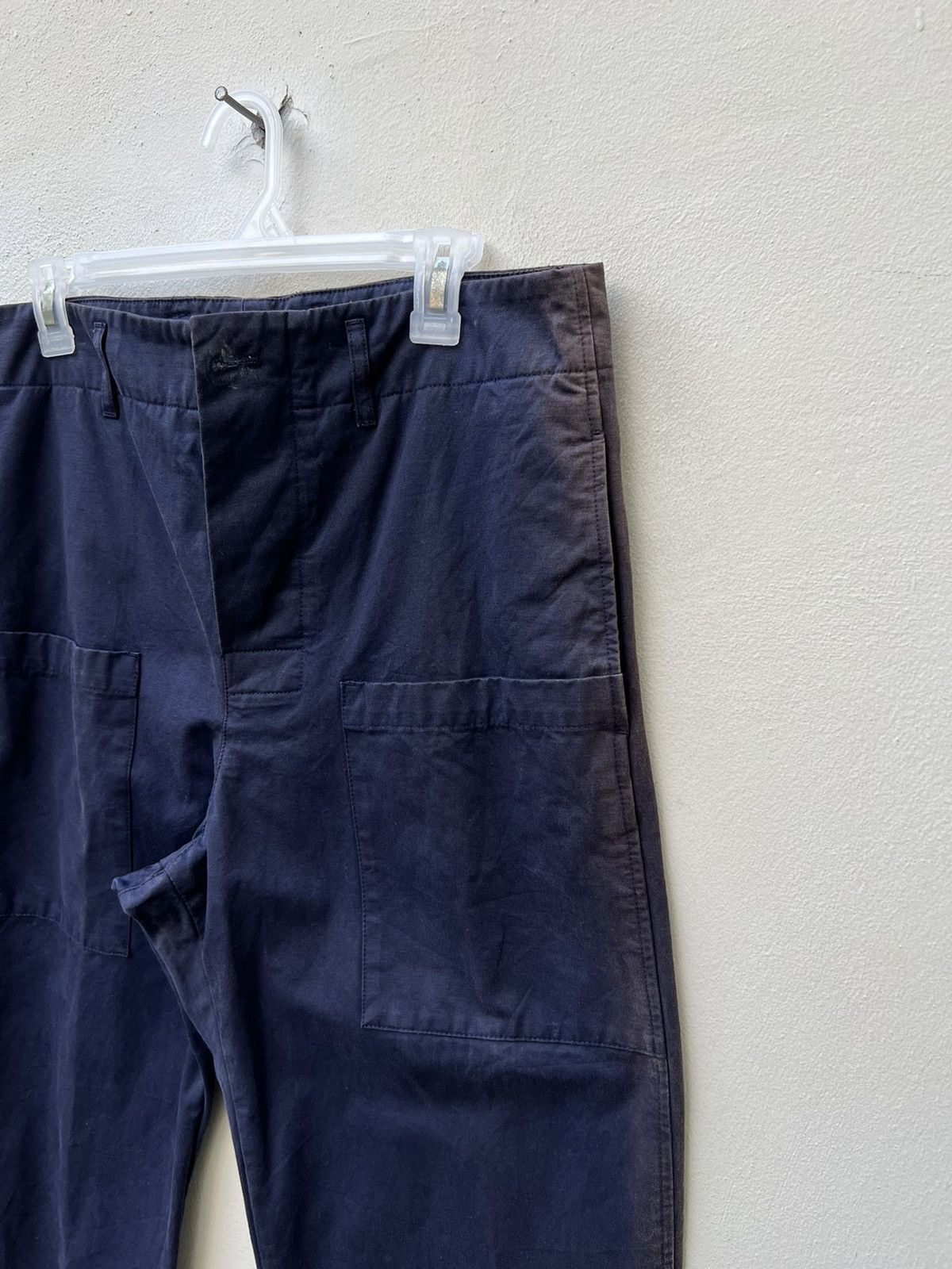 SOFIE D'HOORE Vintage Sofie D’Hoore Belgium Sun Faded Indigo Work Pant Size US 32 / EU 48 - 9 Thumbnail
