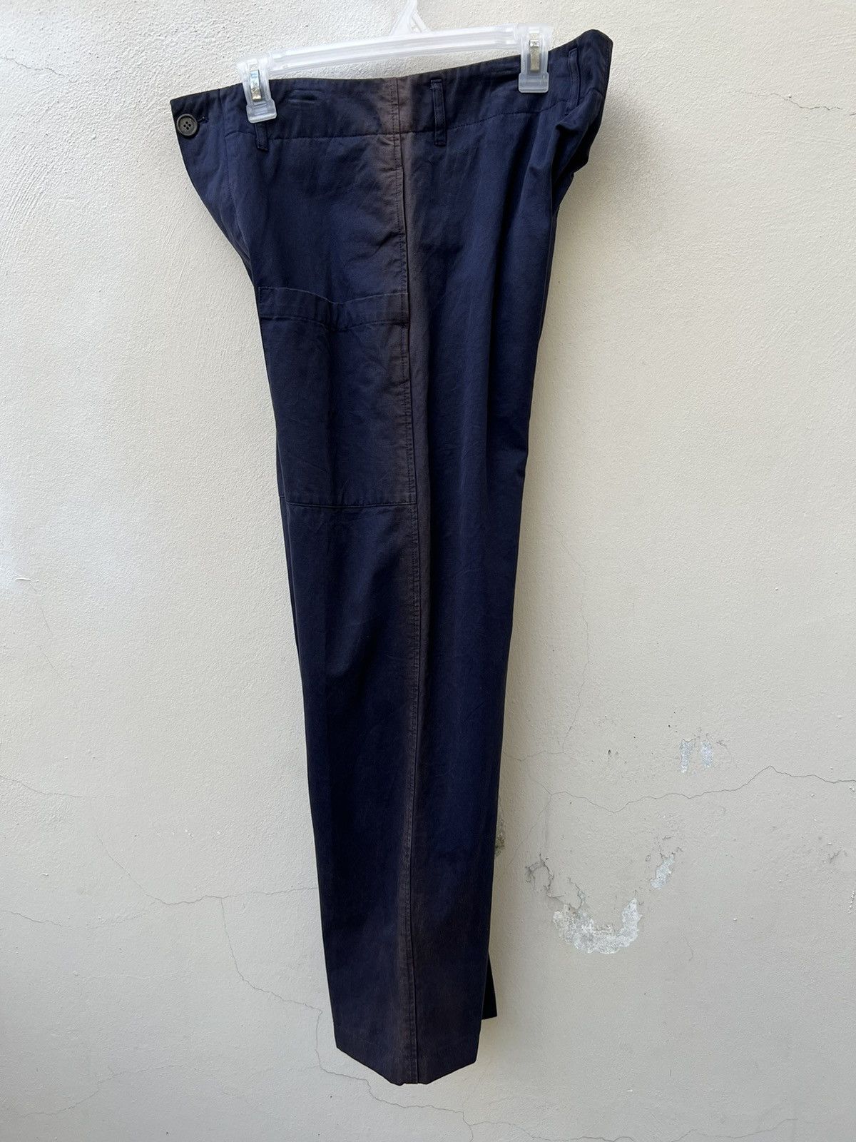 SOFIE D'HOORE Vintage Sofie D’Hoore Belgium Sun Faded Indigo Work Pant Size US 32 / EU 48 - 17 Thumbnail