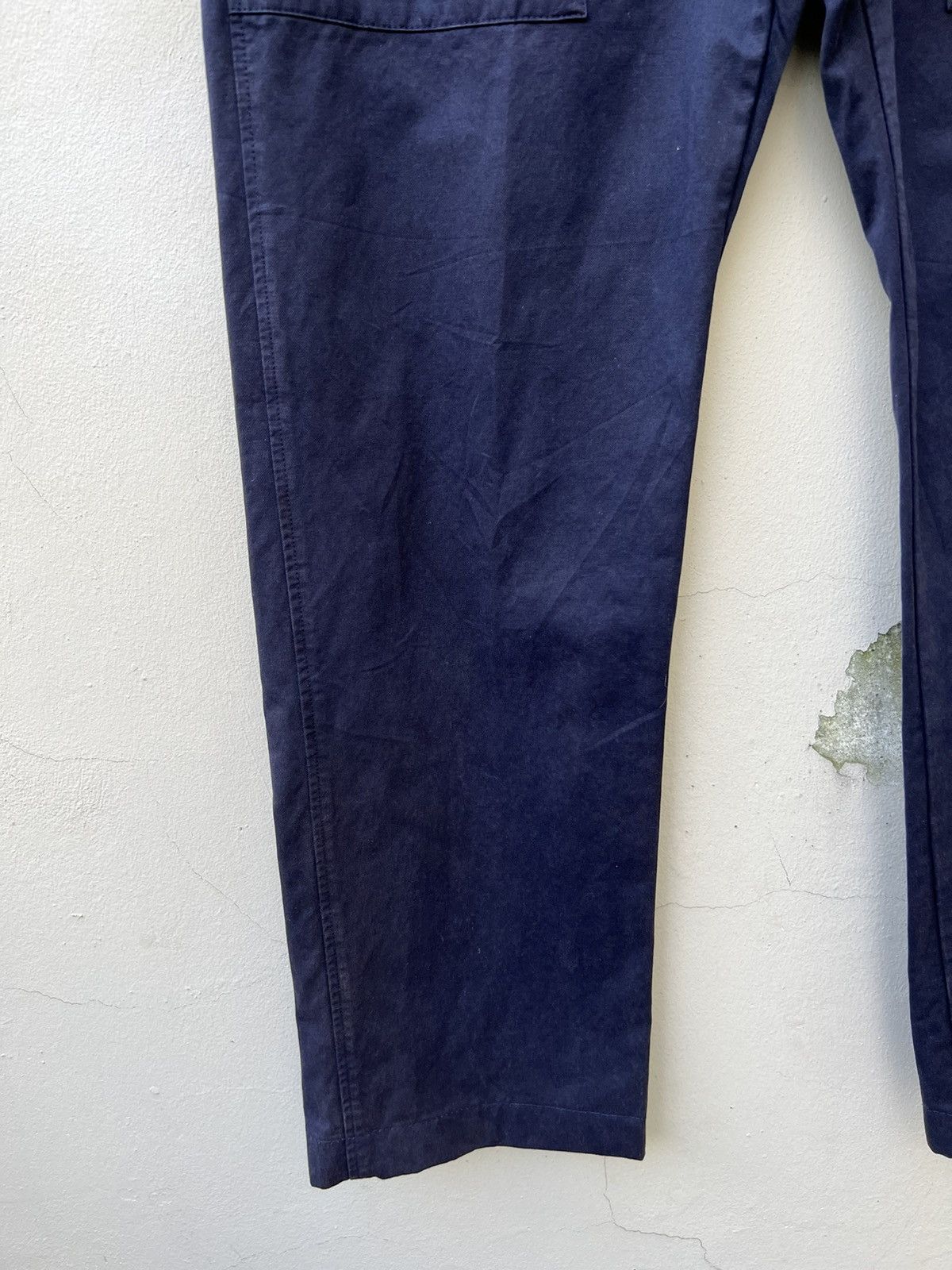 SOFIE D'HOORE Vintage Sofie D’Hoore Belgium Sun Faded Indigo Work Pant Size US 32 / EU 48 - 8 Thumbnail