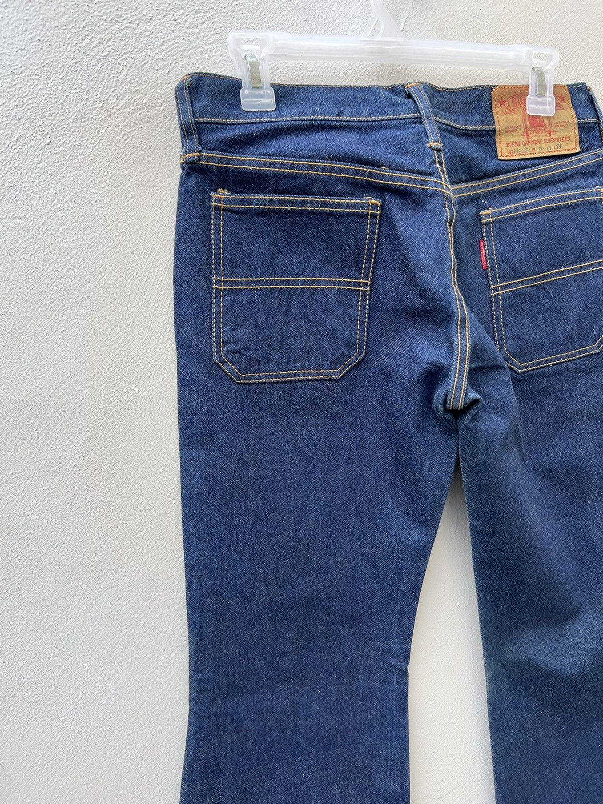 Vintage Vintage 70s Bigstone Japan Blue Denim Bootcut Jeans Size US 30 / EU 46 - 11 Thumbnail
