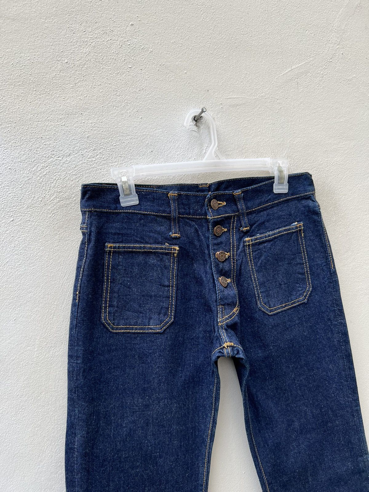 Vintage Vintage 70s Bigstone Japan Blue Denim Bootcut Jeans Size US 30 / EU 46 - 4 Thumbnail