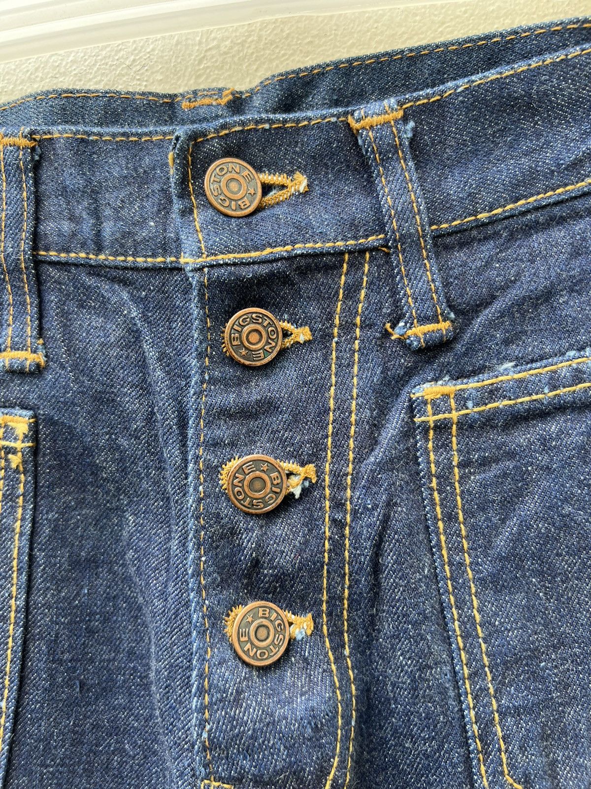 Vintage Vintage 70s Bigstone Japan Blue Denim Bootcut Jeans Size US 30 / EU 46 - 5 Thumbnail