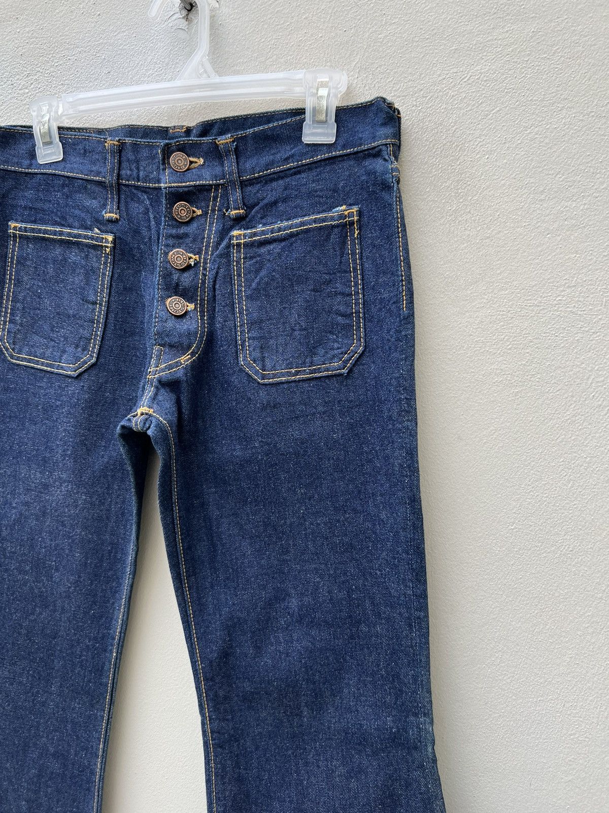 Vintage Vintage 70s Bigstone Japan Blue Denim Bootcut Jeans Size US 30 / EU 46 - 8 Thumbnail