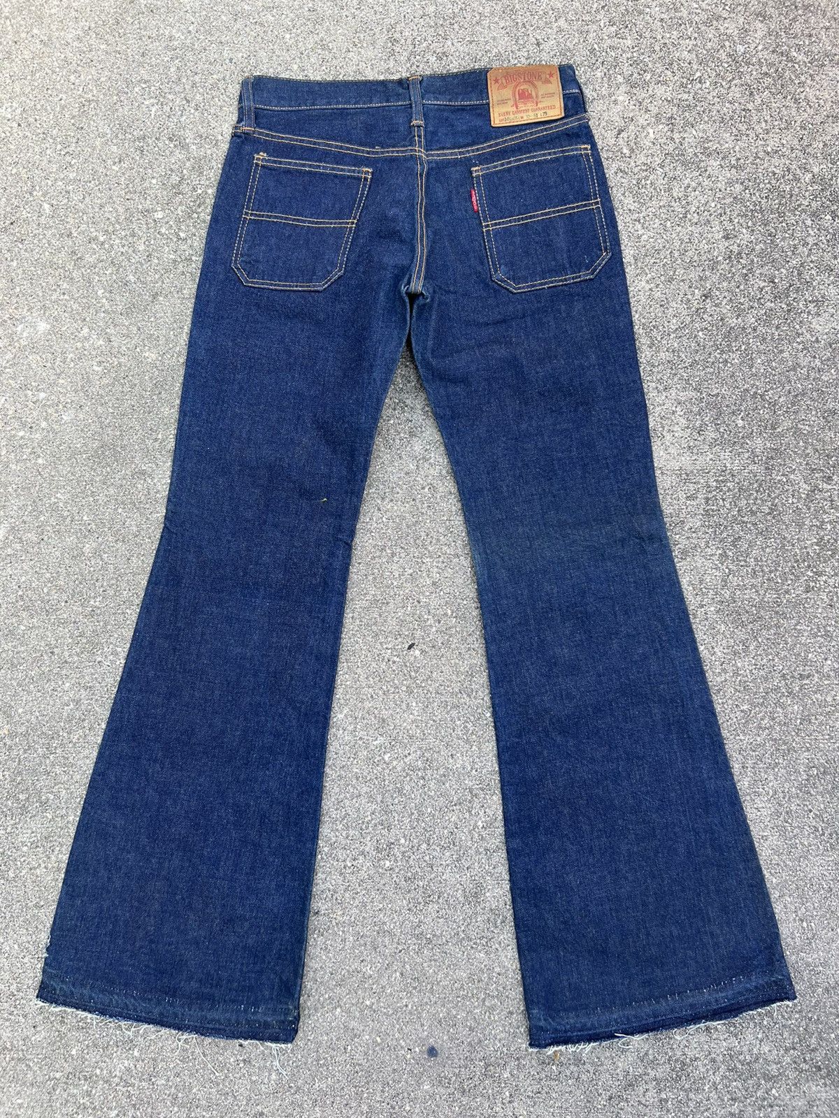 Vintage Vintage 70s Bigstone Japan Blue Denim Bootcut Jeans Size US 30 / EU 46 - 2 Thumbnail