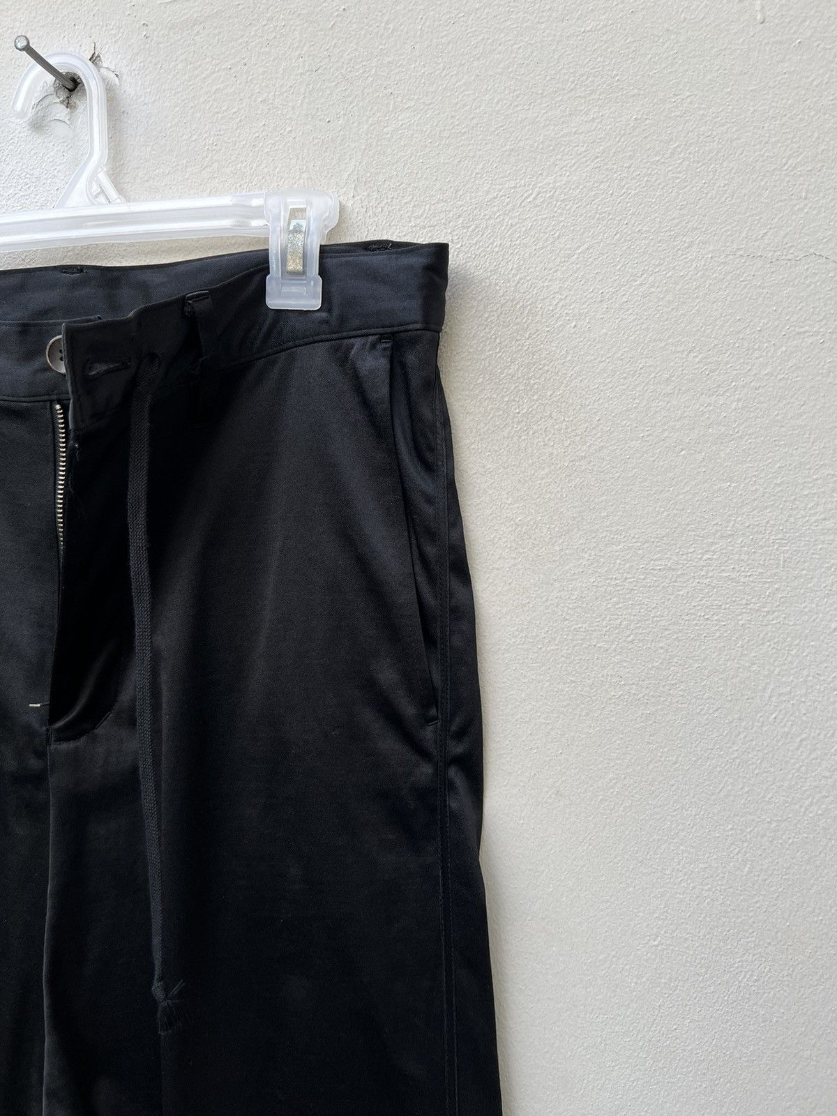 If Six Was Nine L.G.B Drawstring Waist Drop Crotch Black Trouser Pant Size US 30 / EU 46 - 8 Thumbnail