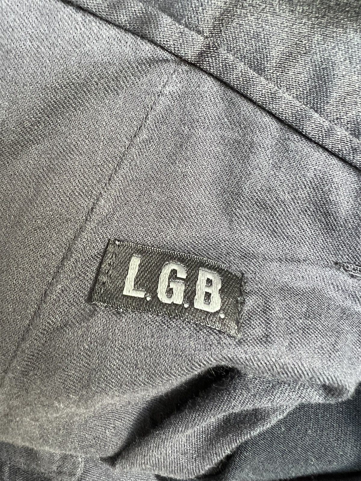If Six Was Nine L.G.B Drawstring Waist Drop Crotch Black Trouser Pant Size US 30 / EU 46 - 13 Thumbnail