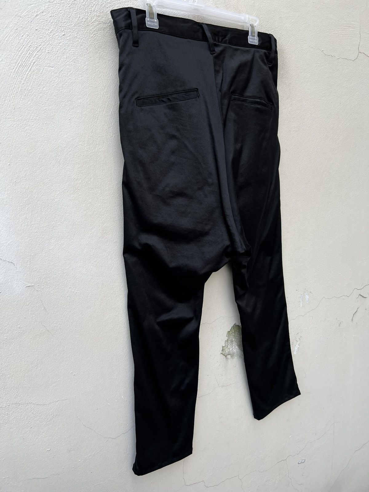 If Six Was Nine L.G.B Drawstring Waist Drop Crotch Black Trouser Pant Size US 30 / EU 46 - 12 Thumbnail