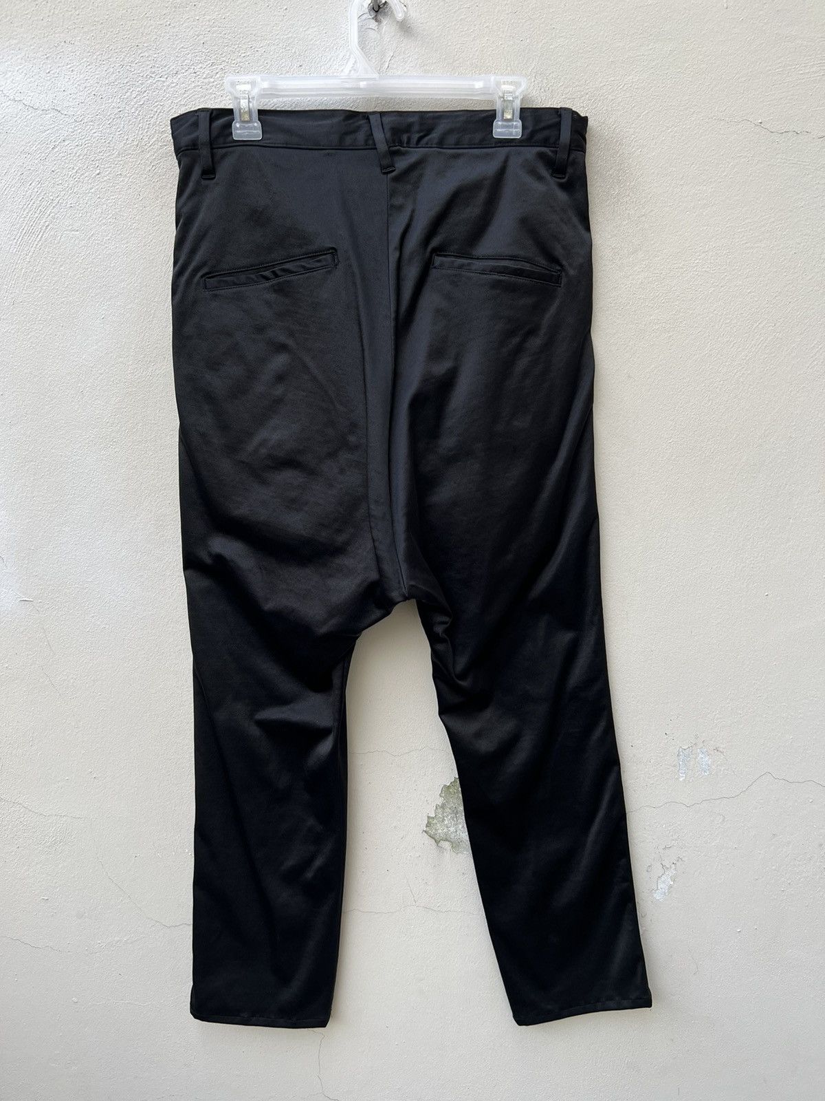 If Six Was Nine L.G.B Drawstring Waist Drop Crotch Black Trouser Pant Size US 30 / EU 46 - 10 Thumbnail