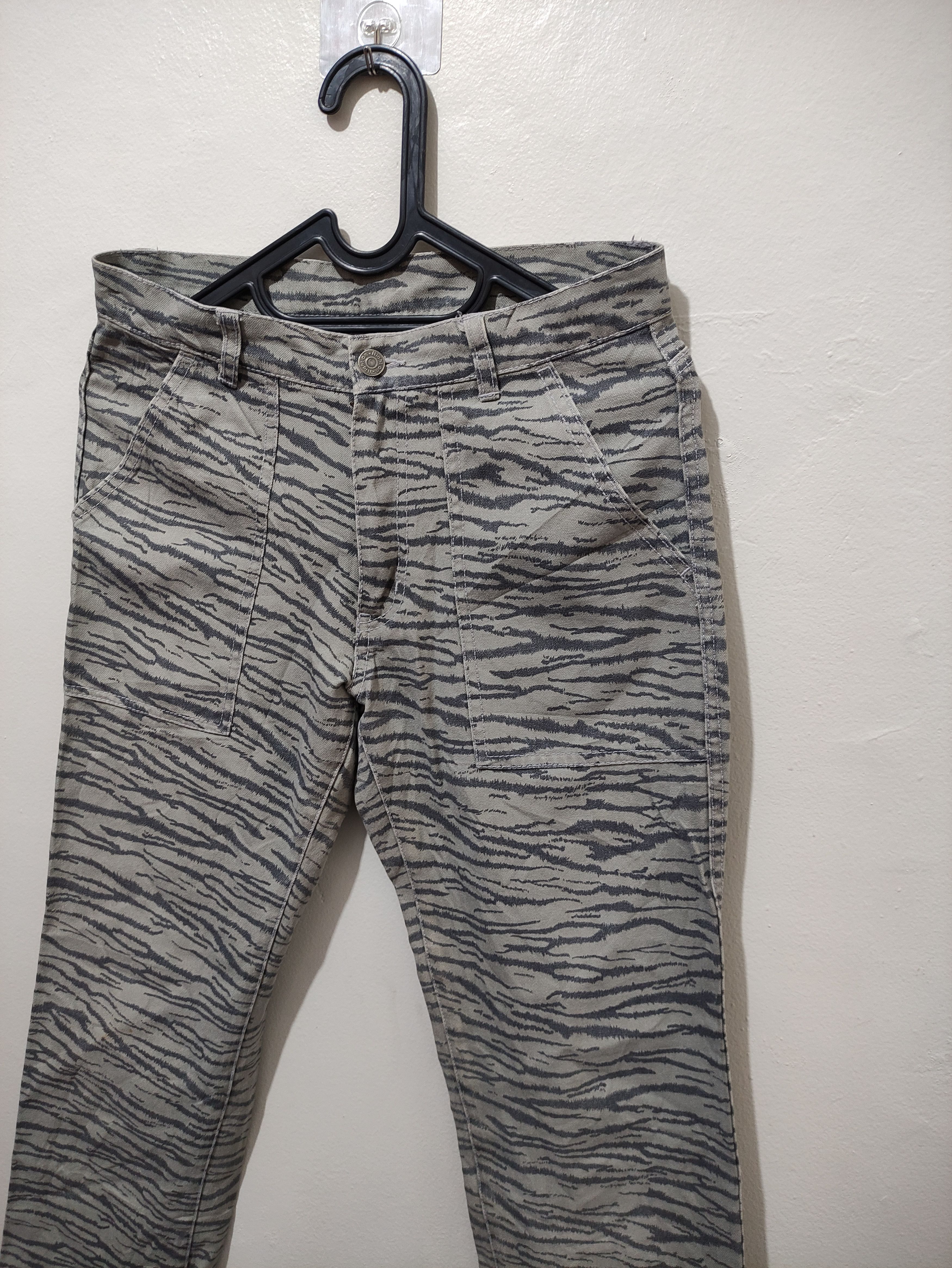 14th Addiction × Japanese Brand × Le Grande Bleu (L.G.B.) Right On Fatigue Pants Striped Motif Size US 30 / EU 46 - 12 Thumbnail