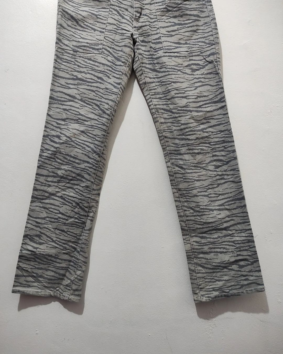 14th Addiction × Japanese Brand × Le Grande Bleu (L.G.B.) Right On Fatigue Pants Striped Motif Size US 30 / EU 46 - 7 Thumbnail